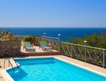 Villa mit Meerblick und privatem Pool, in der Nähe von Elafonissi