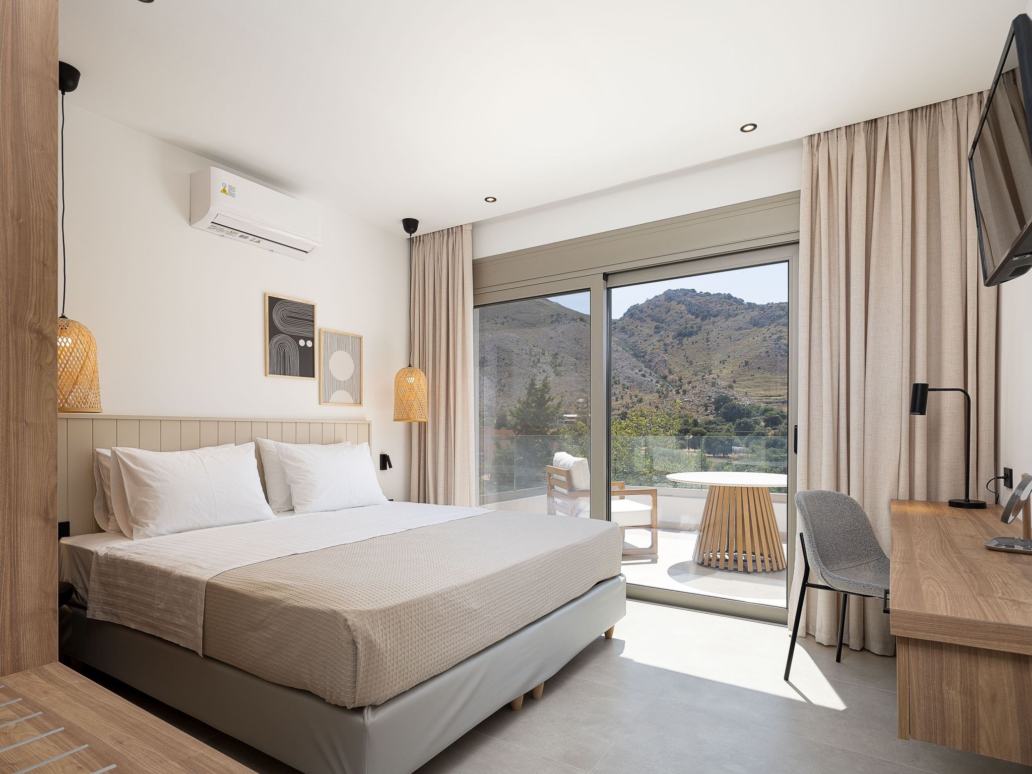 Imbros Villa lll -''Gratis''Beheizter Pool in den Bergen-Binnen