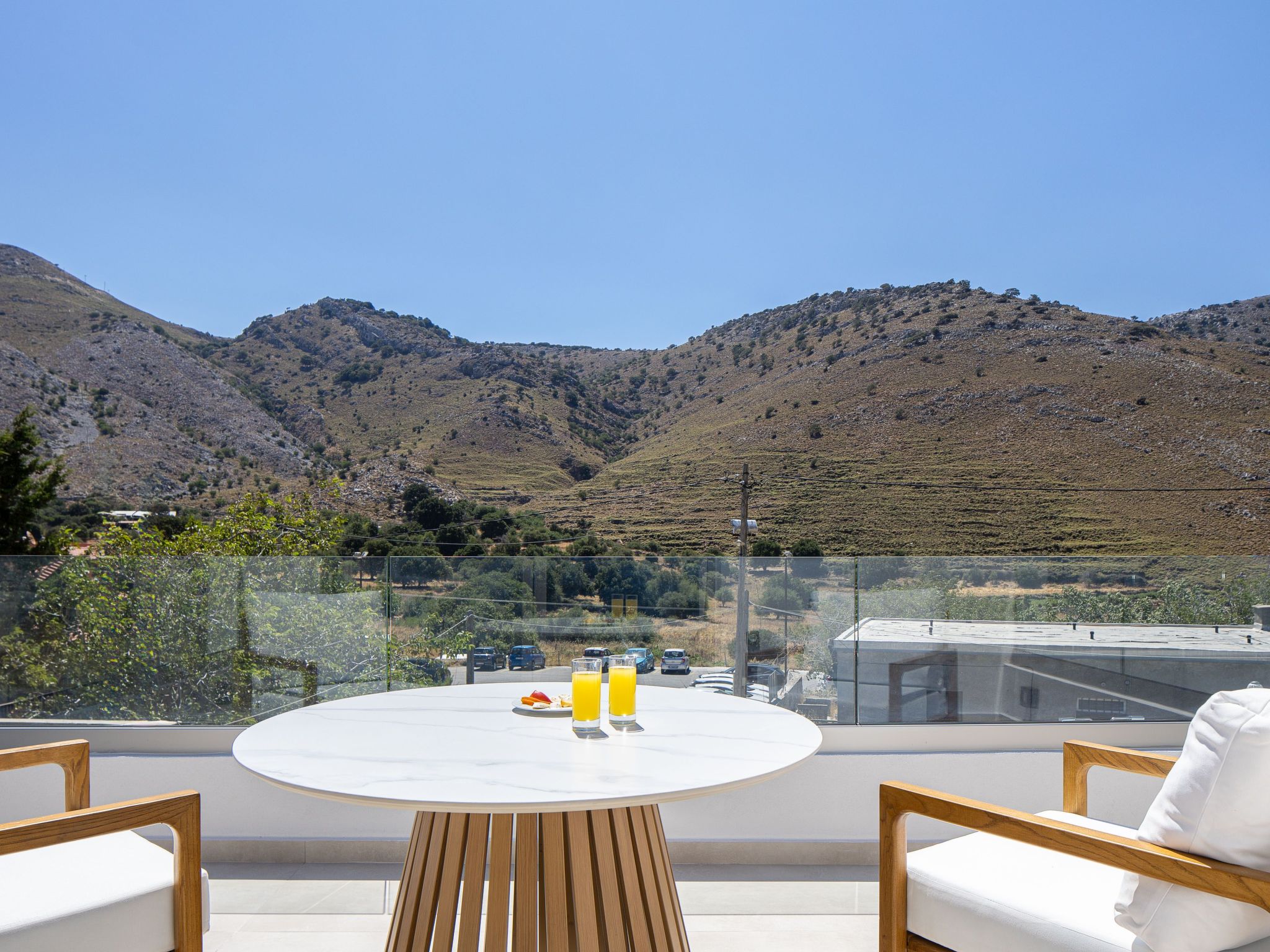 Imbros Villa lll -''Gratis''Beheizter Pool in den Bergen-Binnen