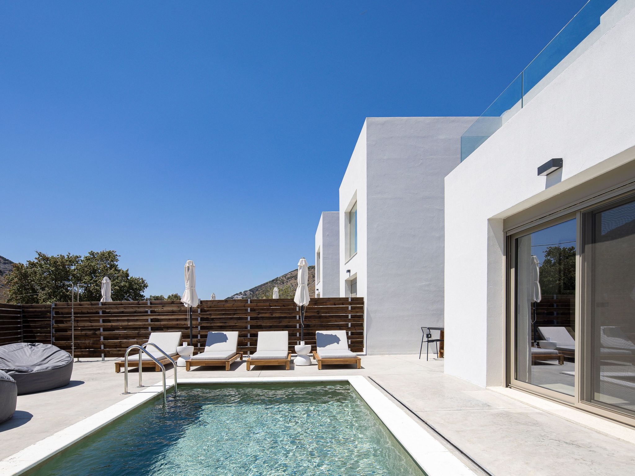 Imbros Villa lll -''Gratis''Beheizter Pool in den Bergen-Binnen