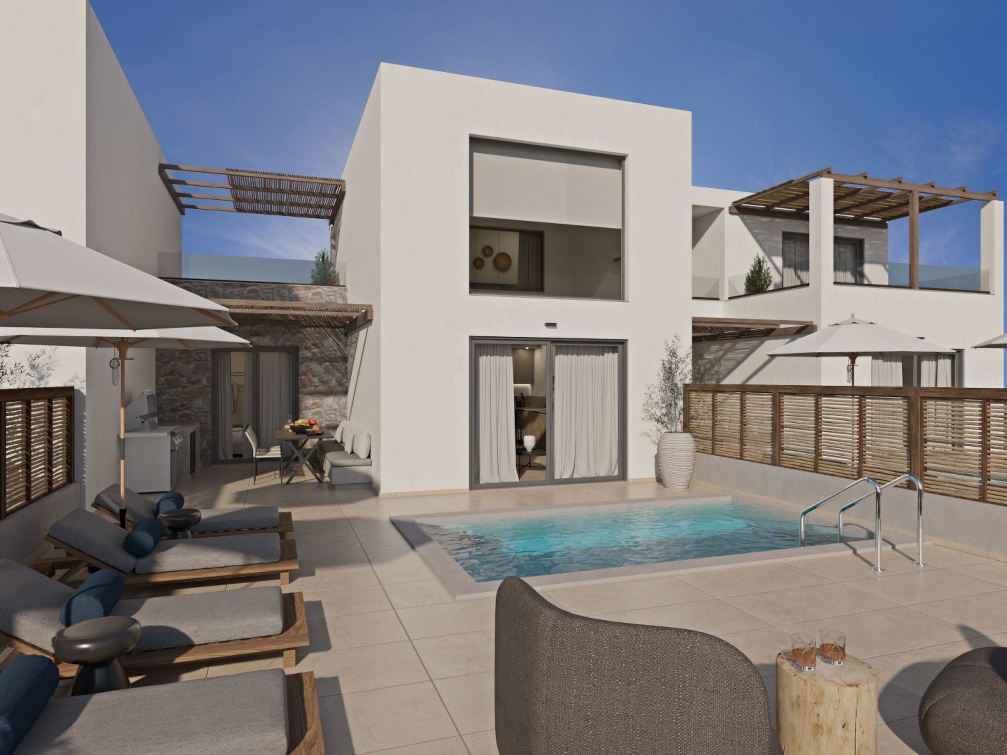 Imbros Villa II - ''Free'' Beheizter Pool und Gelassenheit-Binnen