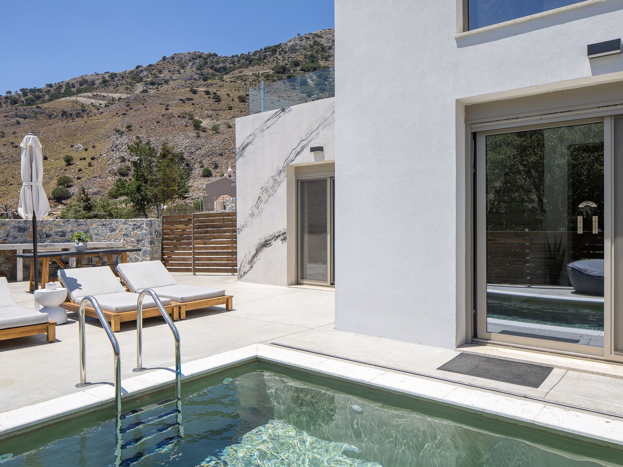 Imbros Villa I -''Gratis''BeheizterPool und Ruhe-Binnen