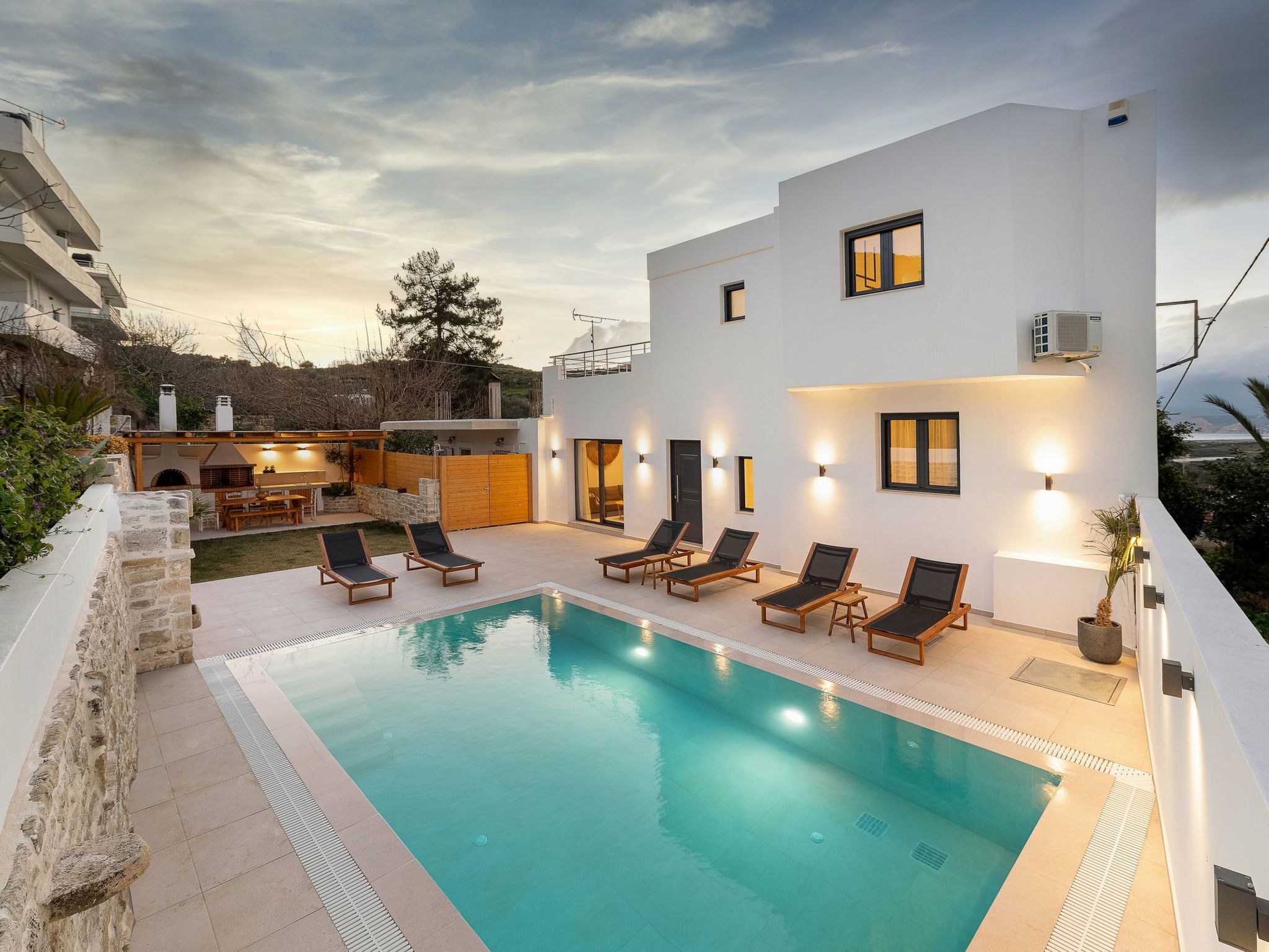 Vakantiehuis met privé zwembad in Matala (Griekenland) voor 8 personen