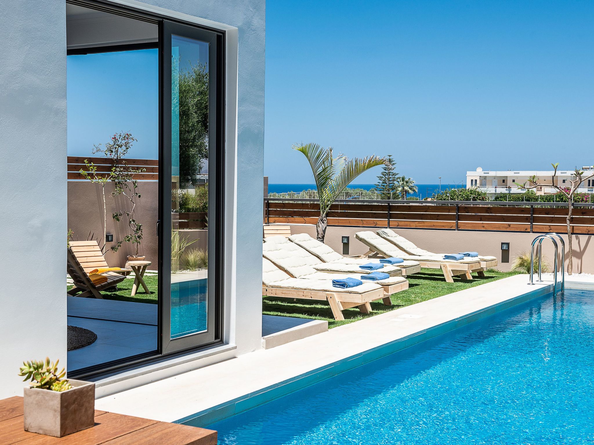 Ferienvilla "Fos" mit Blick auf das Wasser-Binnen