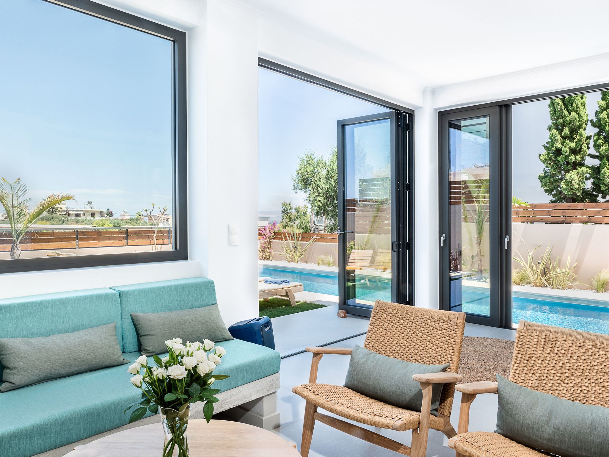 Ferienvilla "Fos" mit Blick auf das Wasser-Binnen