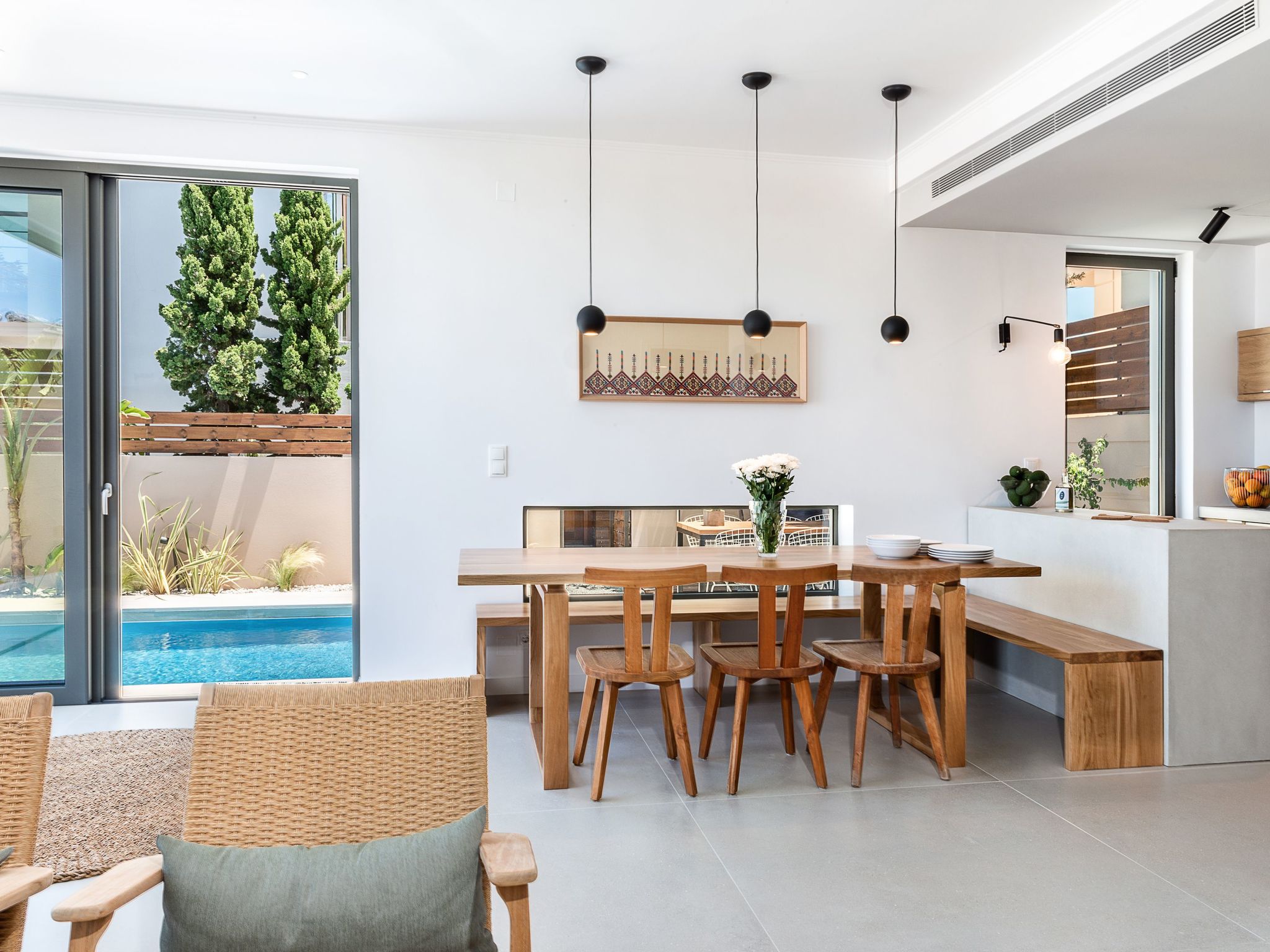 Ferienvilla "Fos" mit Blick auf das Wasser-Binnen