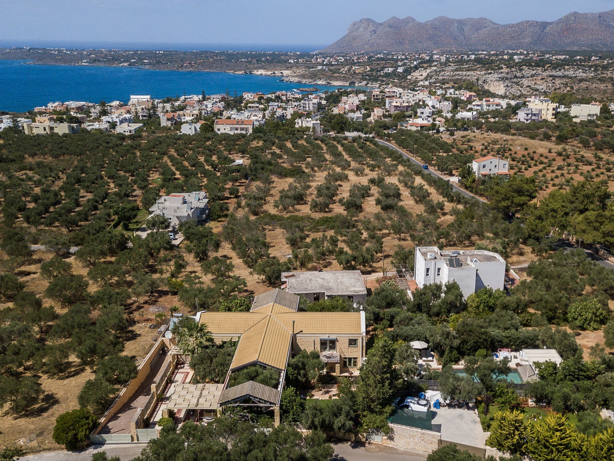 Villa Dimi Nähe Sandstrand Kalathas-Dehors