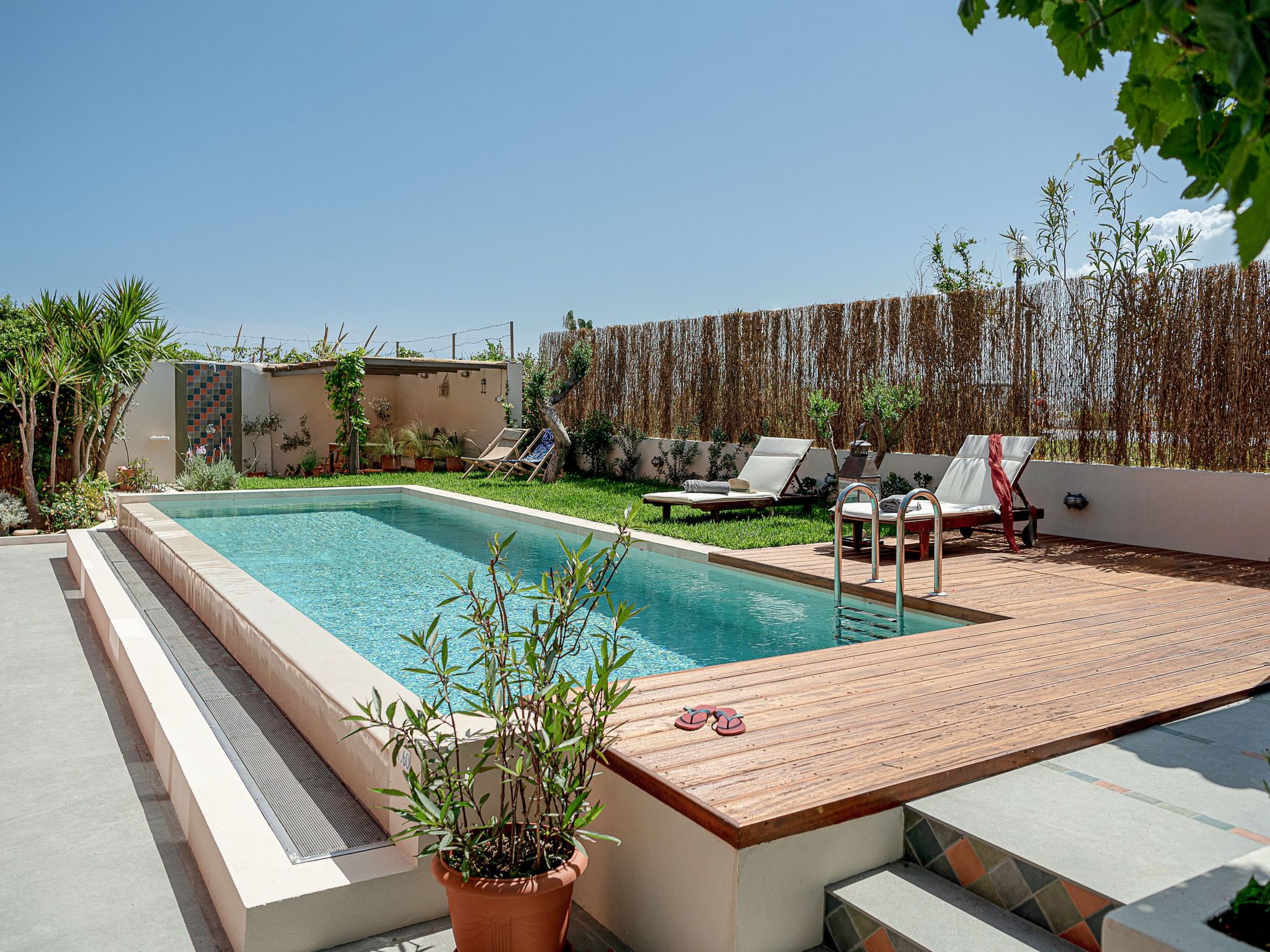 Am Strand mit Pool für eine oder zwei Familien