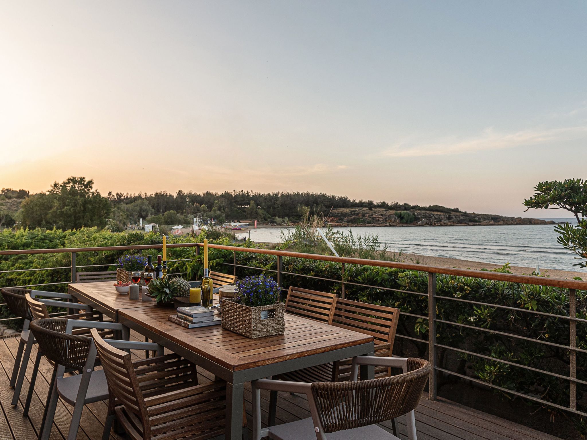 Am Strand mit Pool für eine oder zwei Familien-Dehors