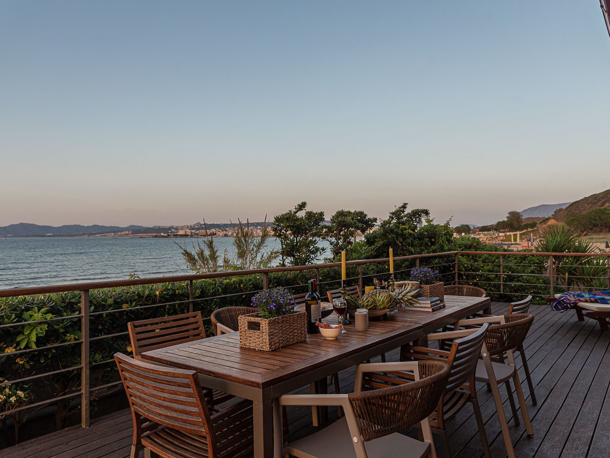 Am Strand mit Pool für eine oder zwei Familien-Dehors
