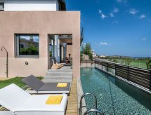 Luxe villa met verwarmd zwembad en panoramisch zeezicht in Agia Marina - thumbnail 5