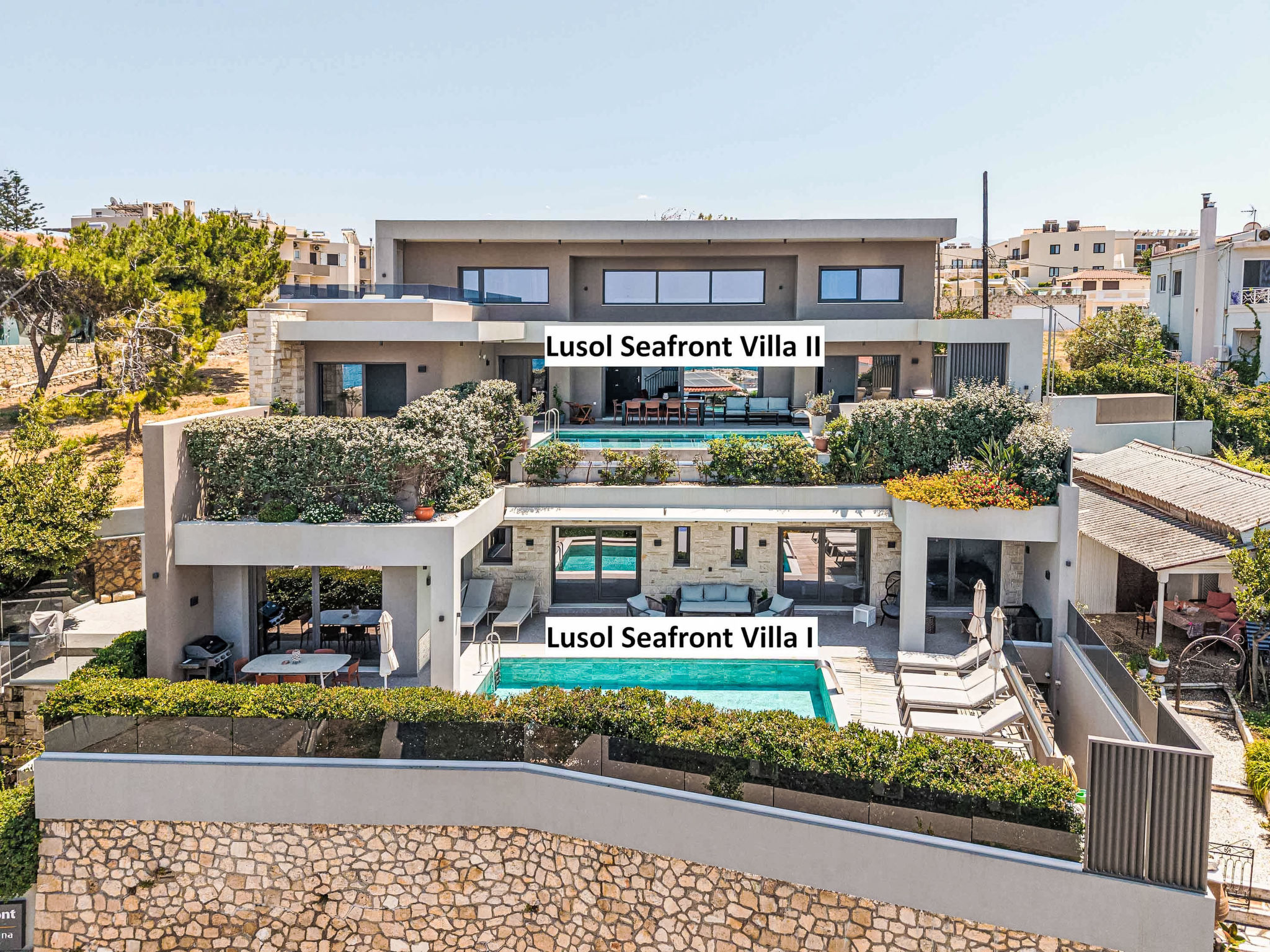 Lusol Seafront Villa I - Buiten