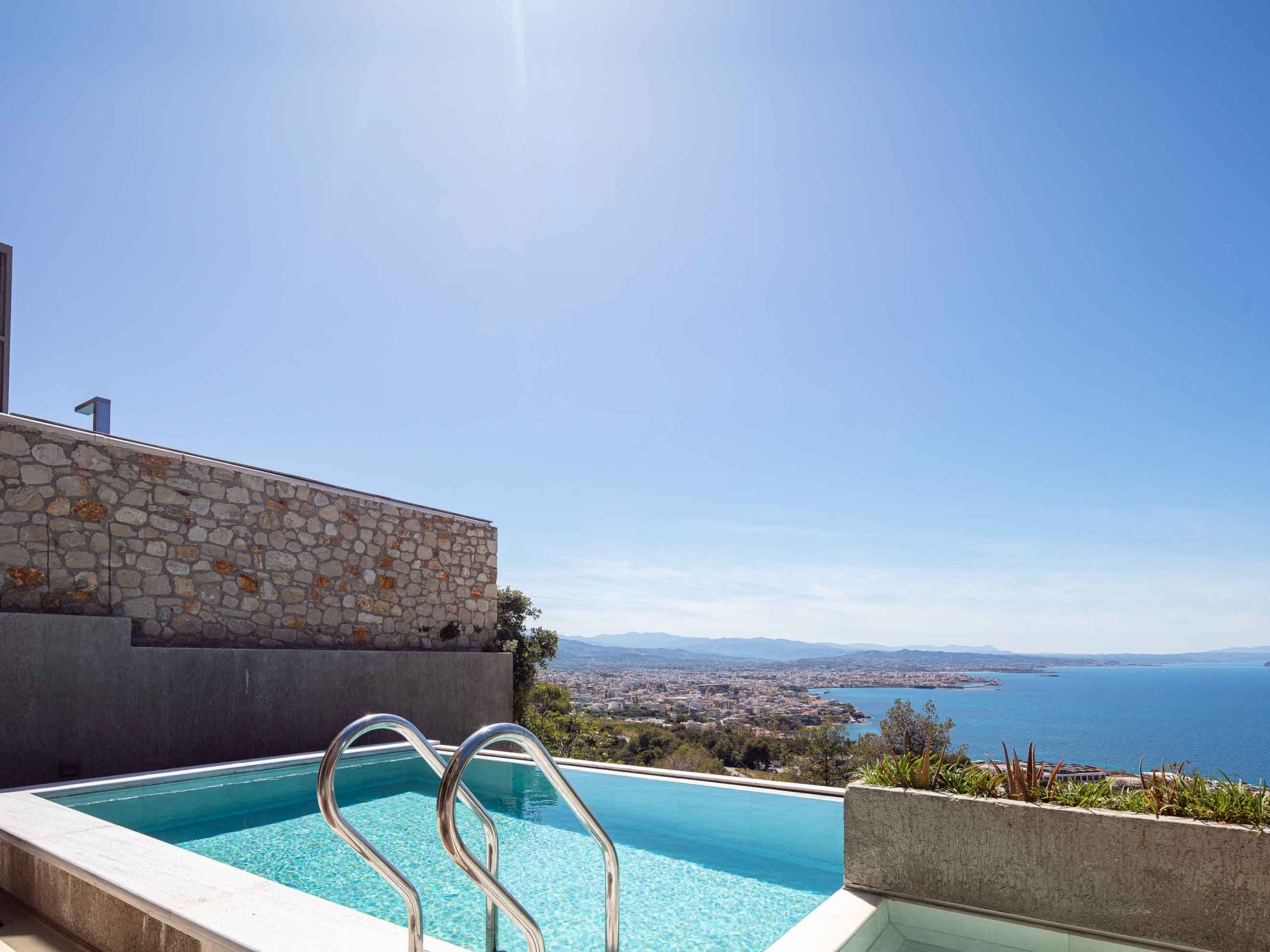 Omnia Villa 2 - ''Beheizter'' Pool, herrlicher Meerblick-Drinnen