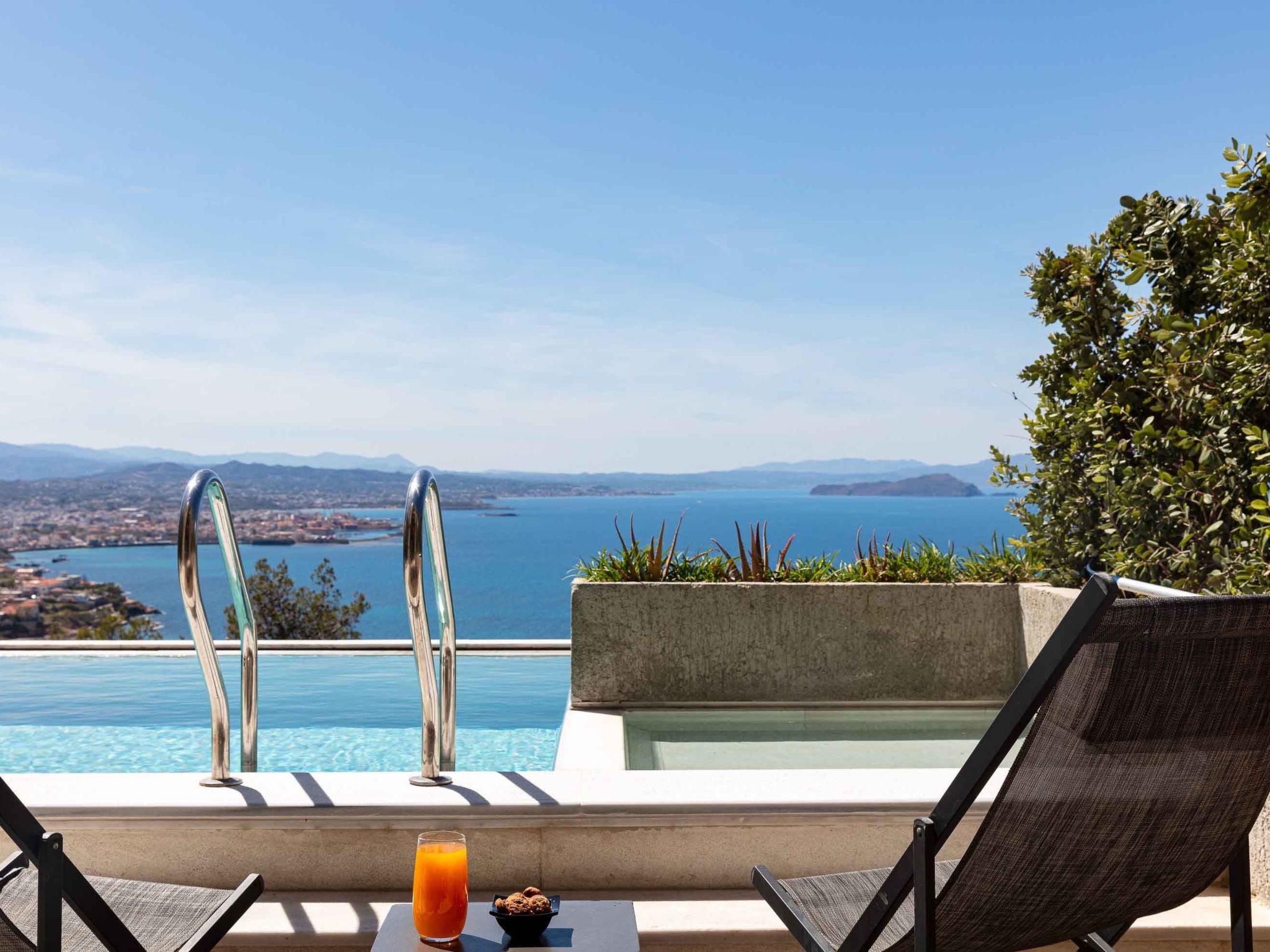 Omnia Villa 2 - ''Beheizter'' Pool, herrlicher Meerblick-Drinnen