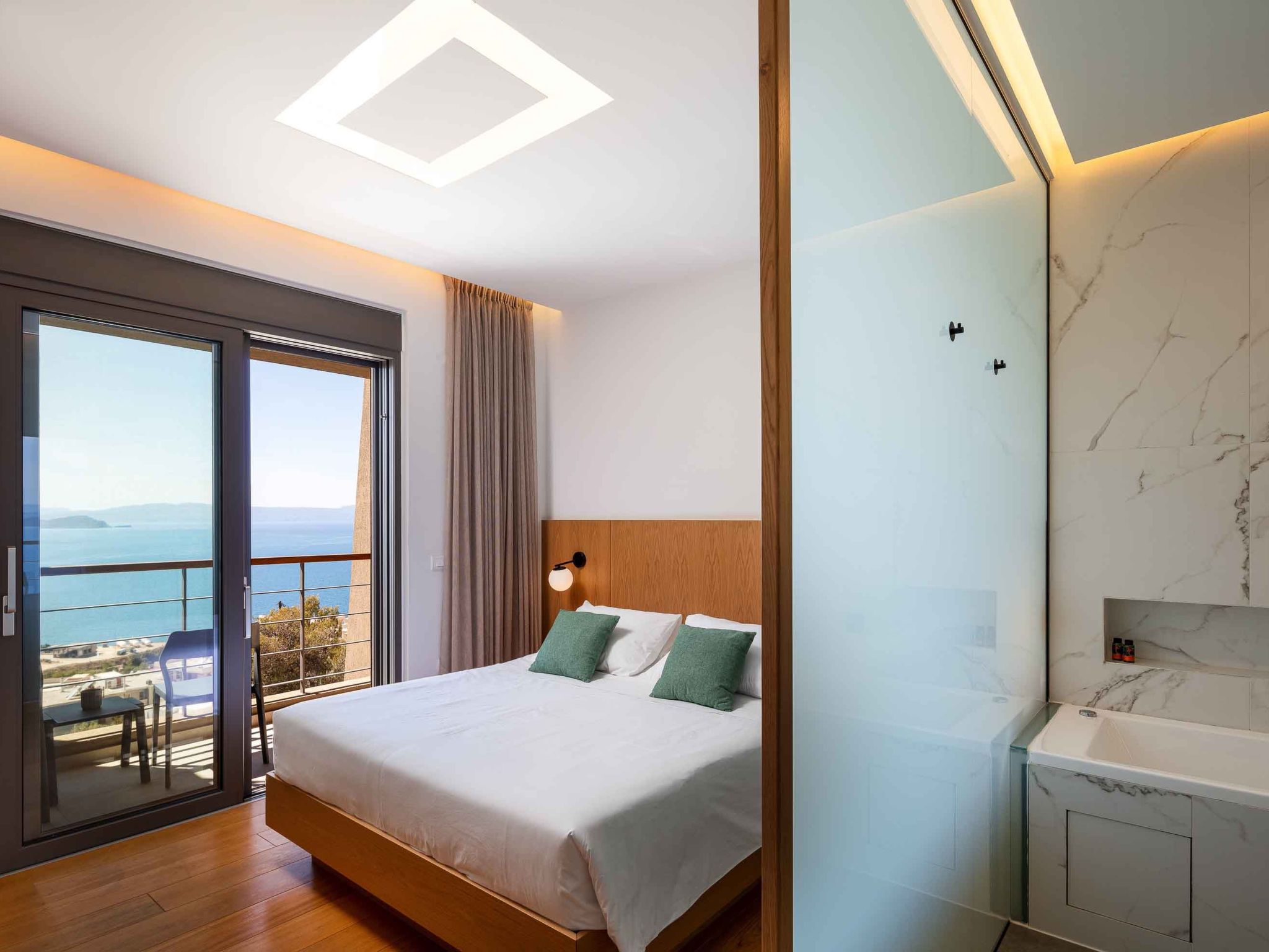 Omnia Villa 2 - ''Beheizter'' Pool, herrlicher Meerblick-Drinnen