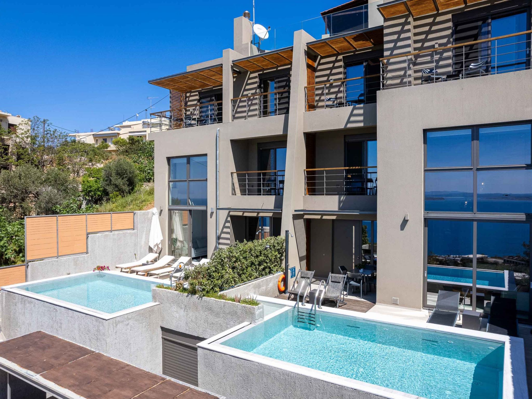 Maison Omnia Villa 2 - ''Beheizter'' Pool, herrlicher Meerblick – Terrasse, photo 39 sur 41