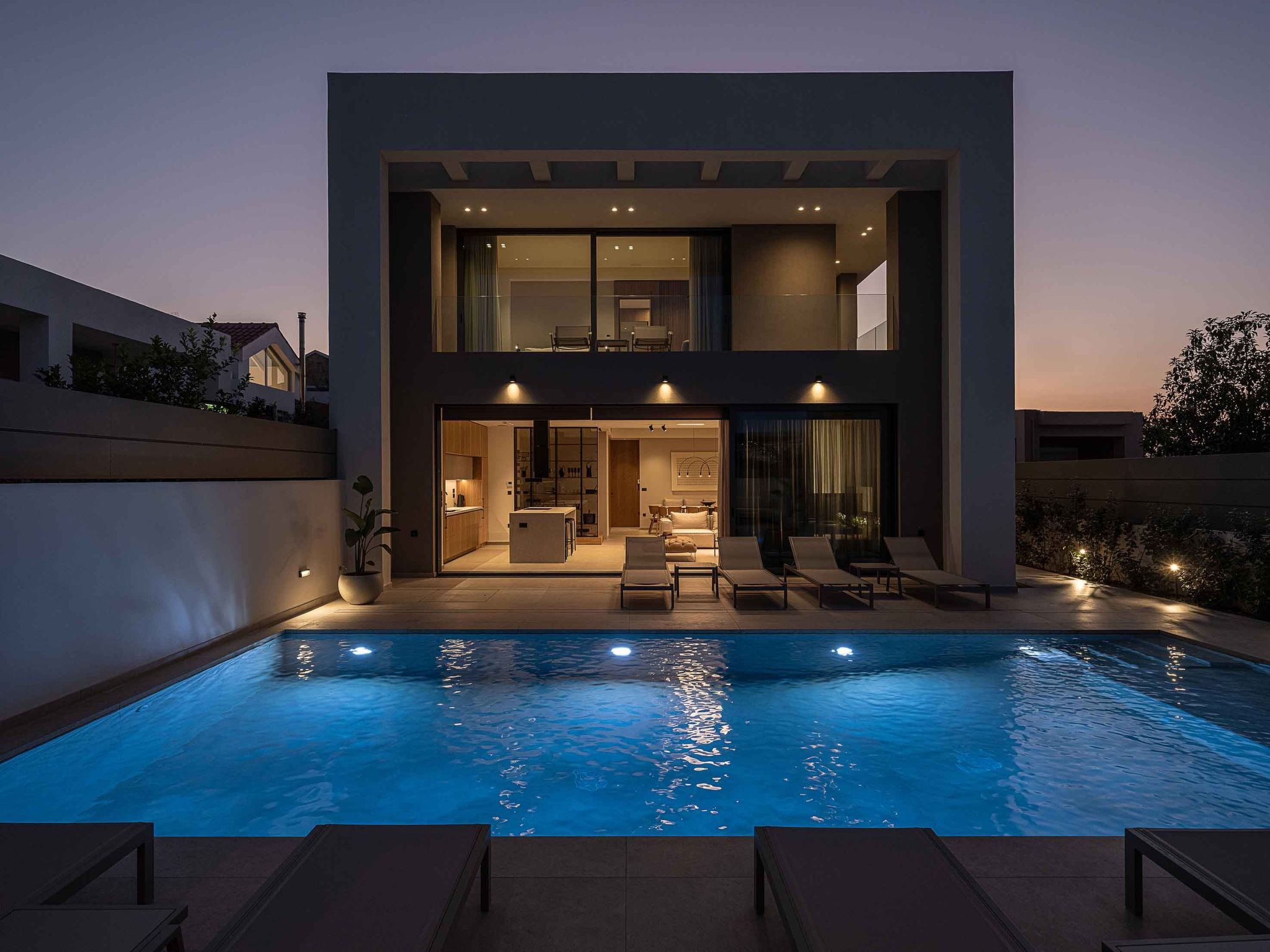 Sancy Luxury Villa-400m Strand, ''Beheizter'' Pool, Fitnessraum-Binnen