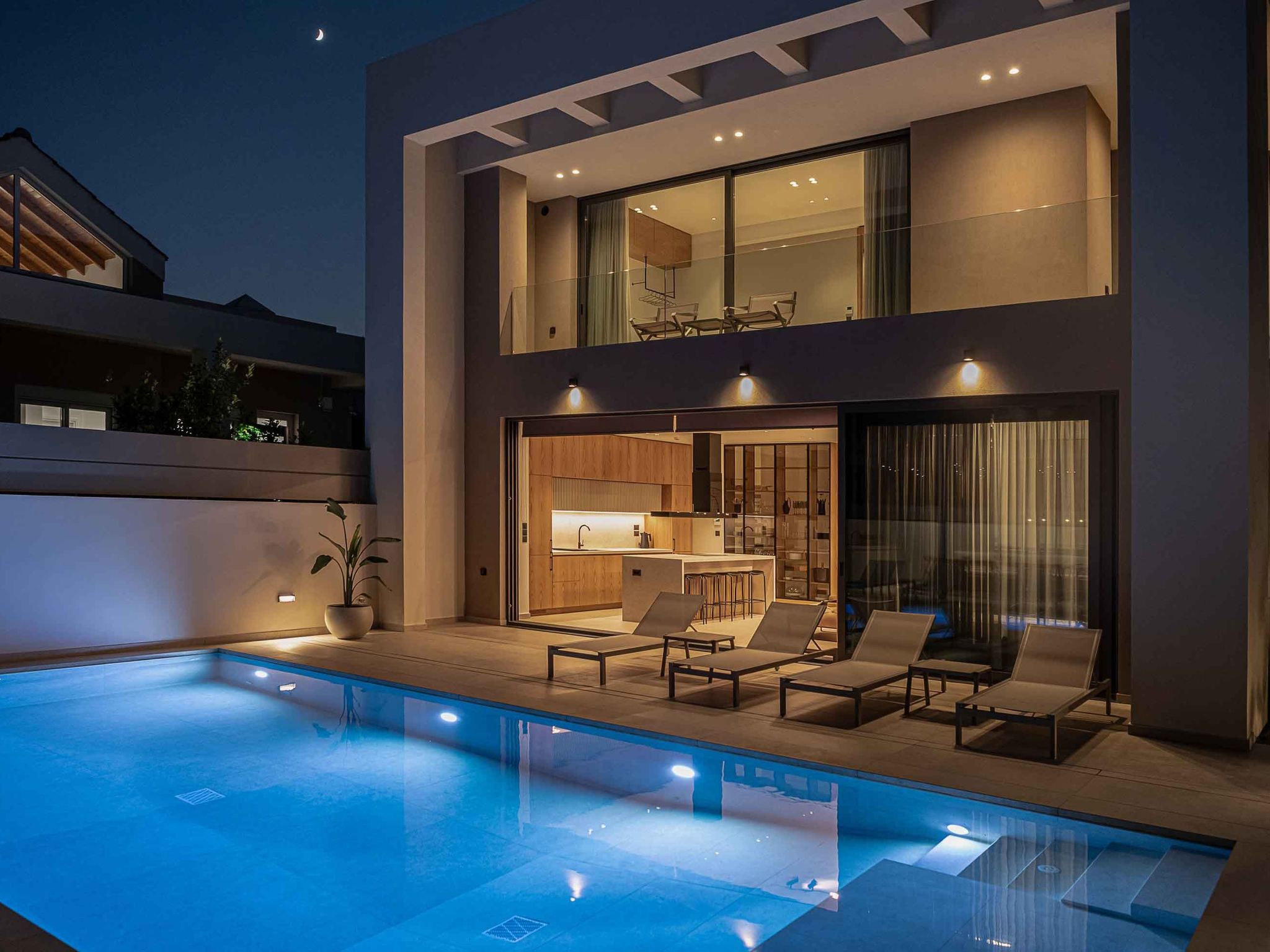 Sancy Luxury Villa-400m Strand, ''Beheizter'' Pool, Fitnessraum-Binnen