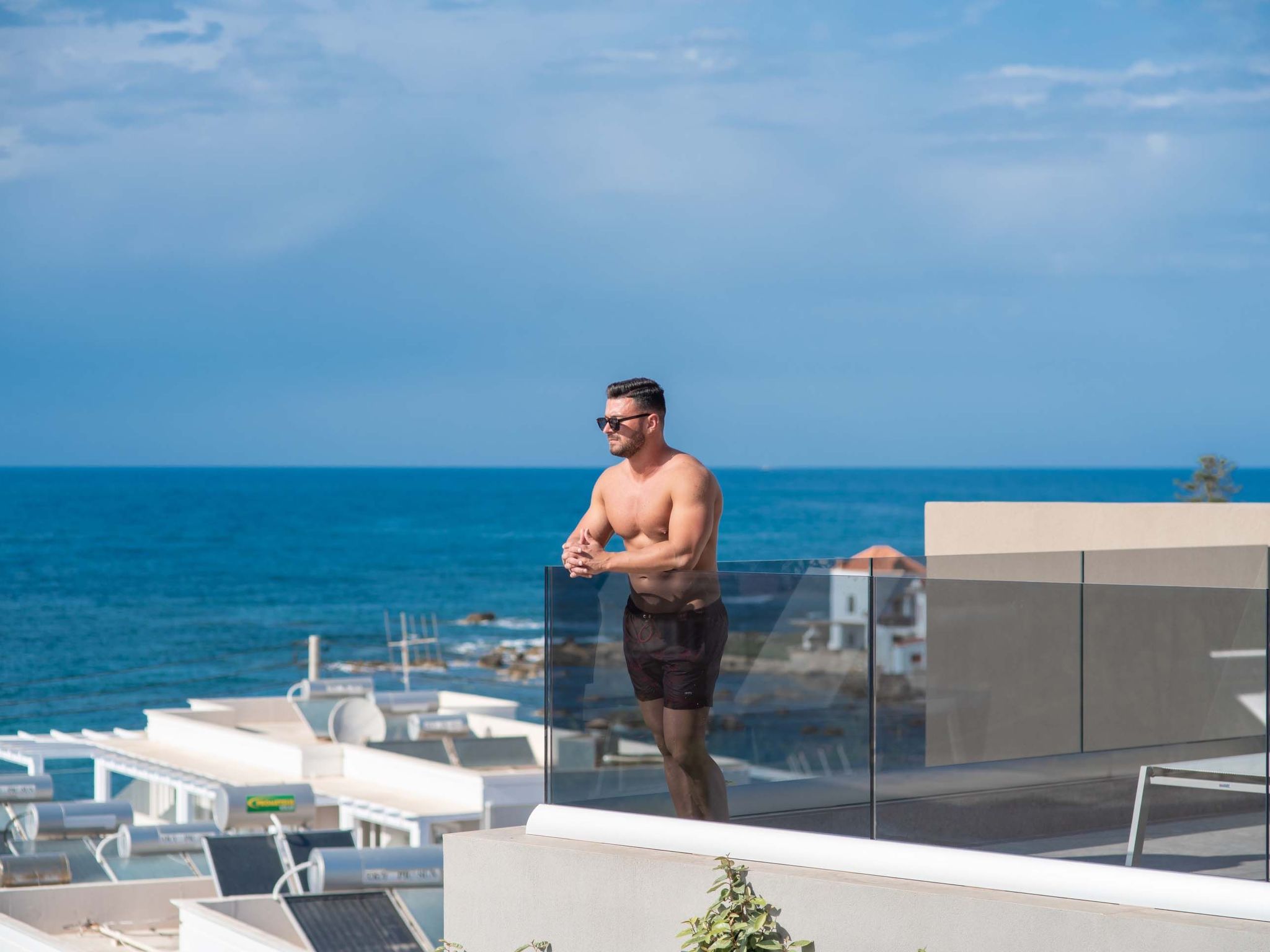 Villa Solis is an exclusive member of Holiways Villas! A lavish & intimate property located in the beautiful seaside area of Kalamaki, perfect for a romantic getaway! The location is unique, just 100m..