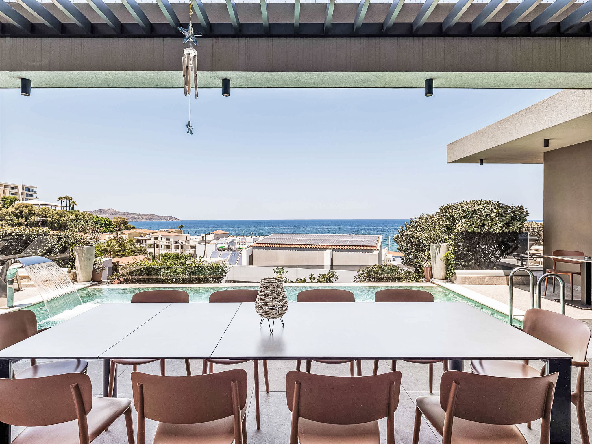Lusol Seafront Villa II- Heated Pool,100 m See - Buiten