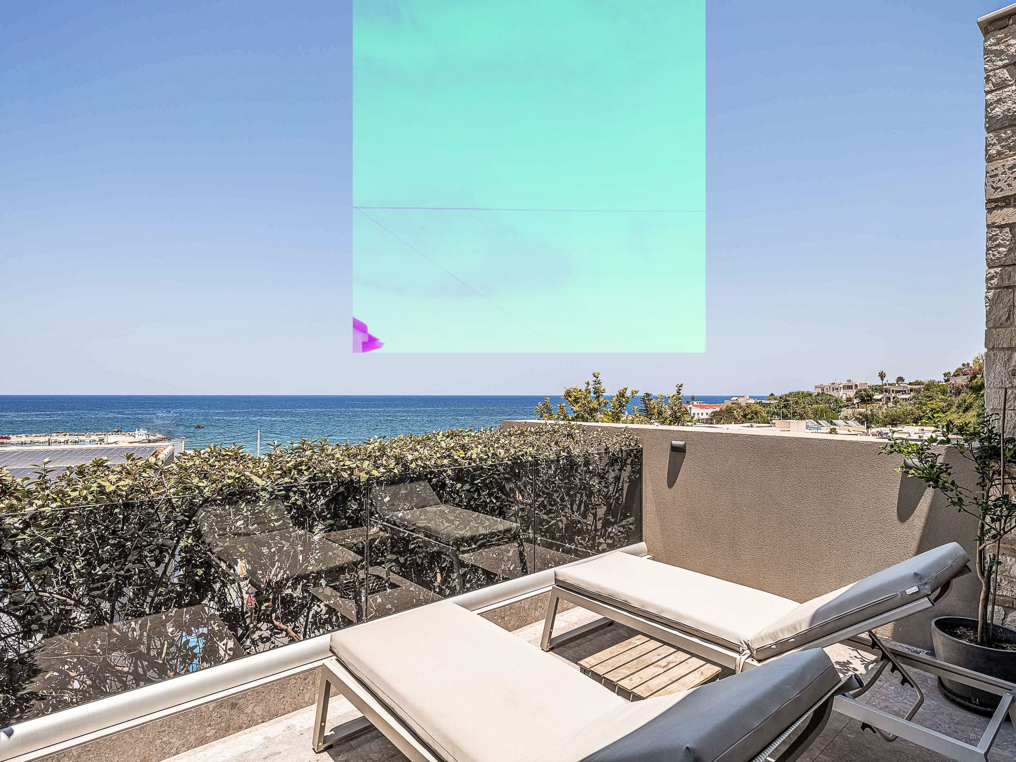 Lusol Seafront Villa II- Heated Pool,100 m See - Buiten
