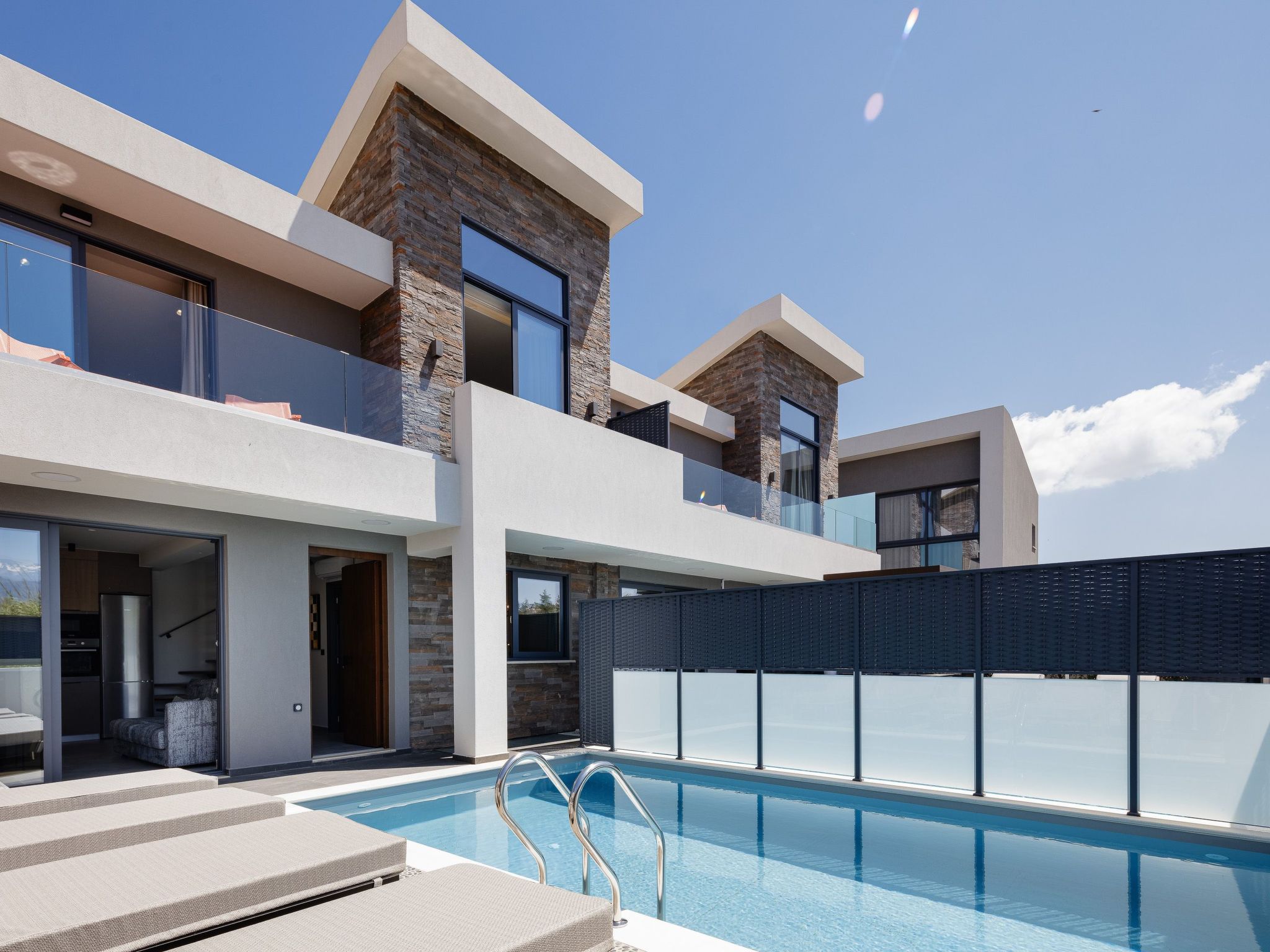 VillAgioi I - Privater Pool und 450m zum Sandstrand-Dedans