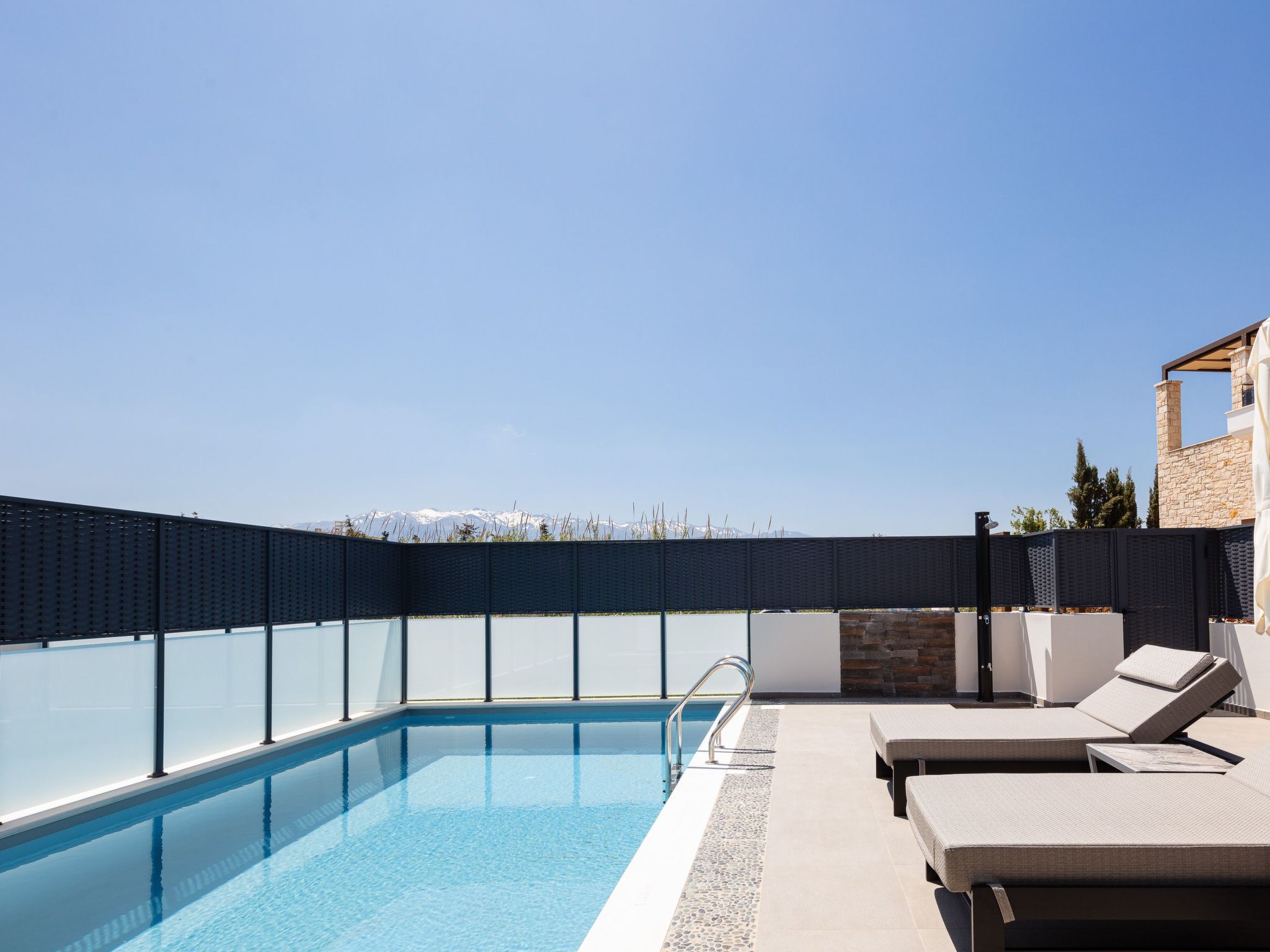 VillAgioi I - Privater Pool und 450m zum Sandstrand-Dedans