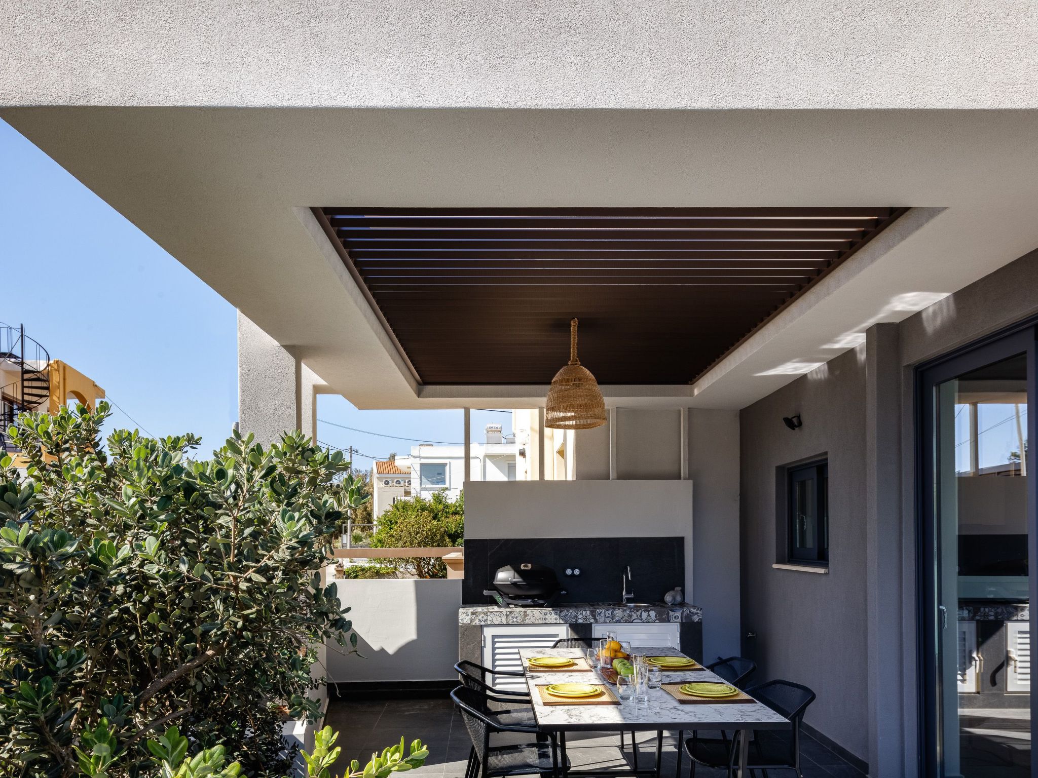 VillAgioi I - Privater Pool und 450m zum Sandstrand-Binnen