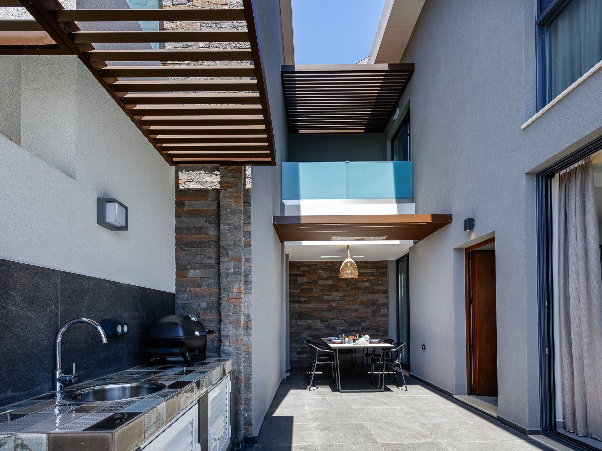 VillAgioi III - Pool Villa und 450m zum Sandstrand-Dedans