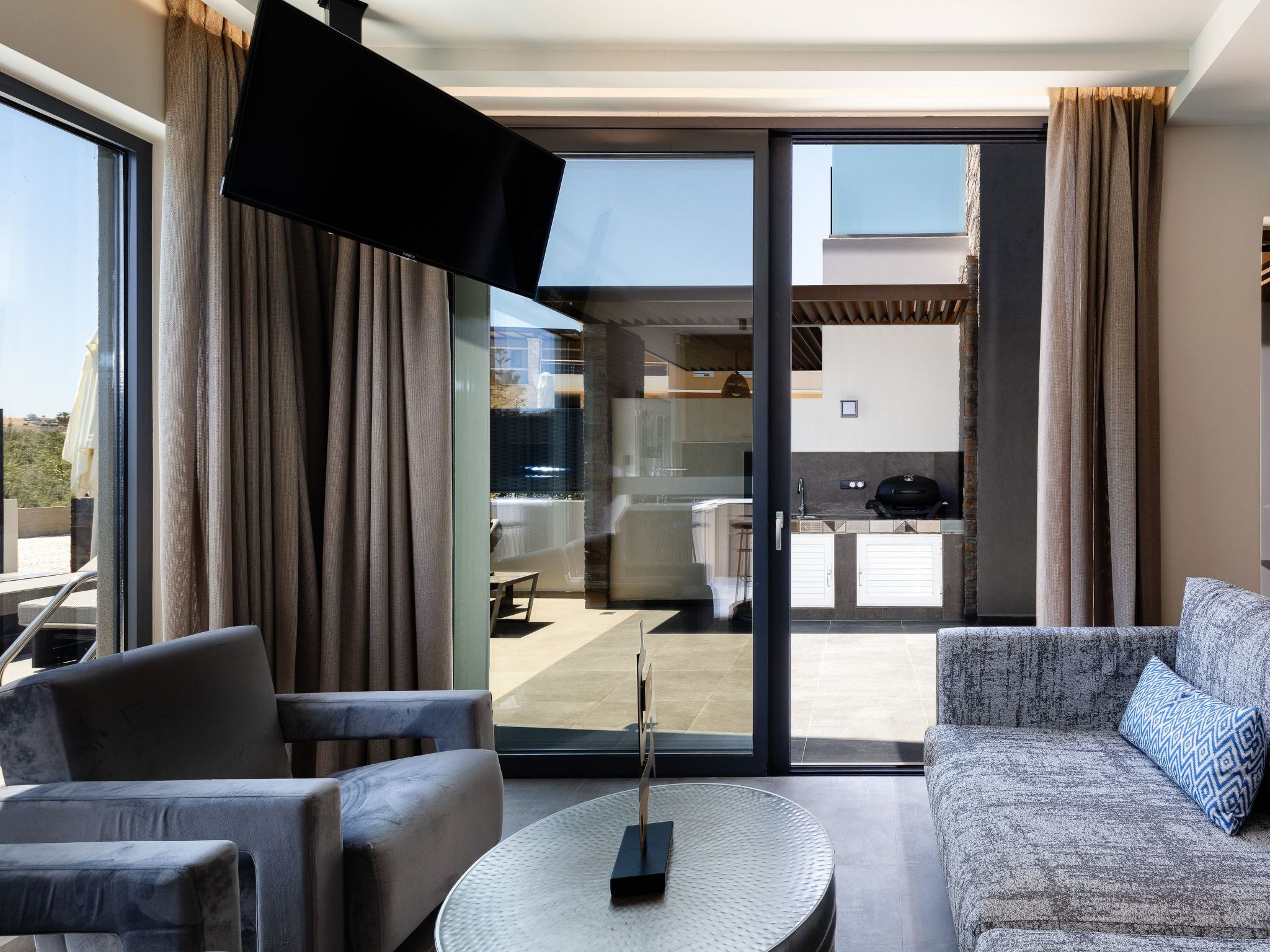 VillAgioi III - Pool Villa und 450m zum Sandstrand-Dedans