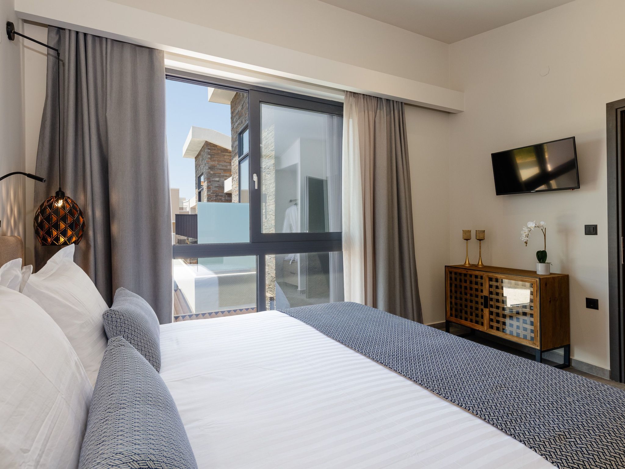 VillAgioi III - Pool Villa und 450m zum Sandstrand-Dedans