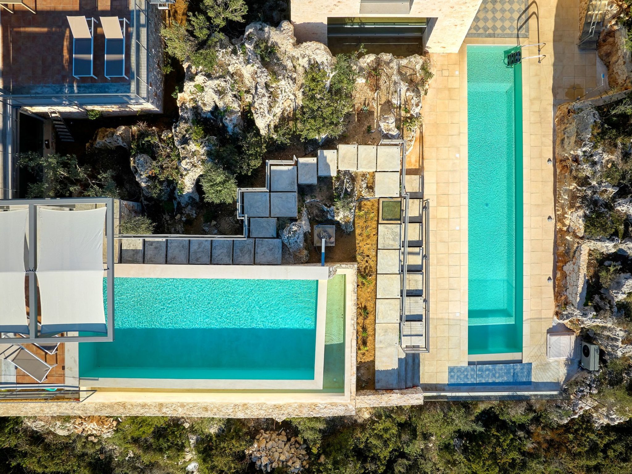 New Olives and Thyme, Meerblick mit 2 beheizten Pools-Dehors