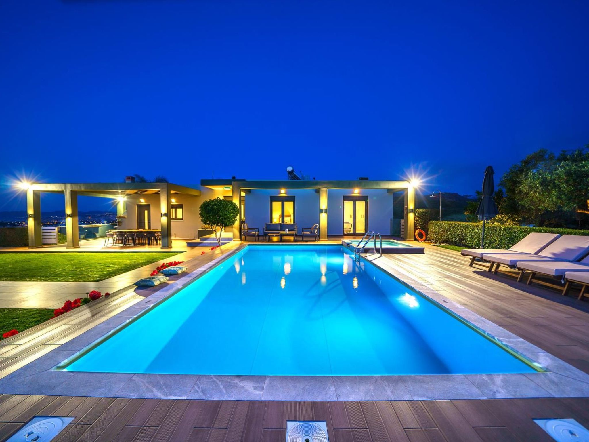 Luxus-Villa Freier beheizter Pool Atemberaubende Aussicht Kreta-Binnen