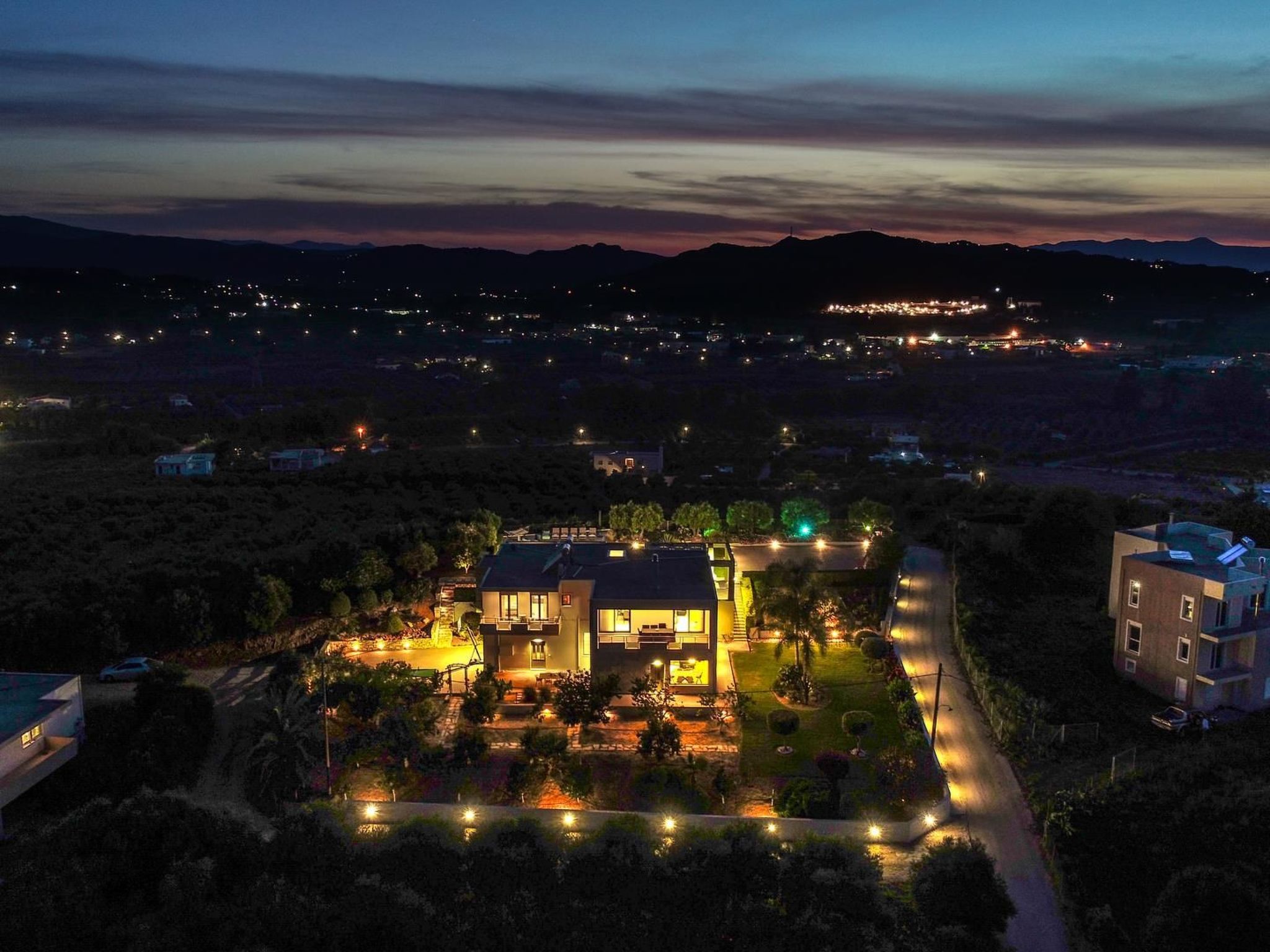 Luxus-Villa Freier beheizter Pool Atemberaubende Aussicht Kreta-Binnen