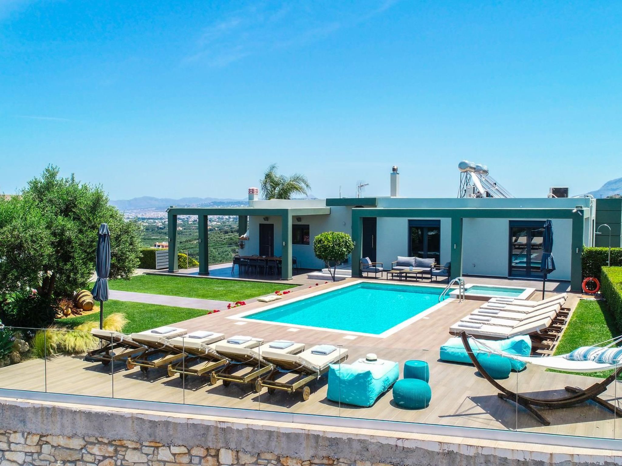 Luxus-Villa Freier beheizter Pool Atemberaubende Aussicht Kreta-Binnen