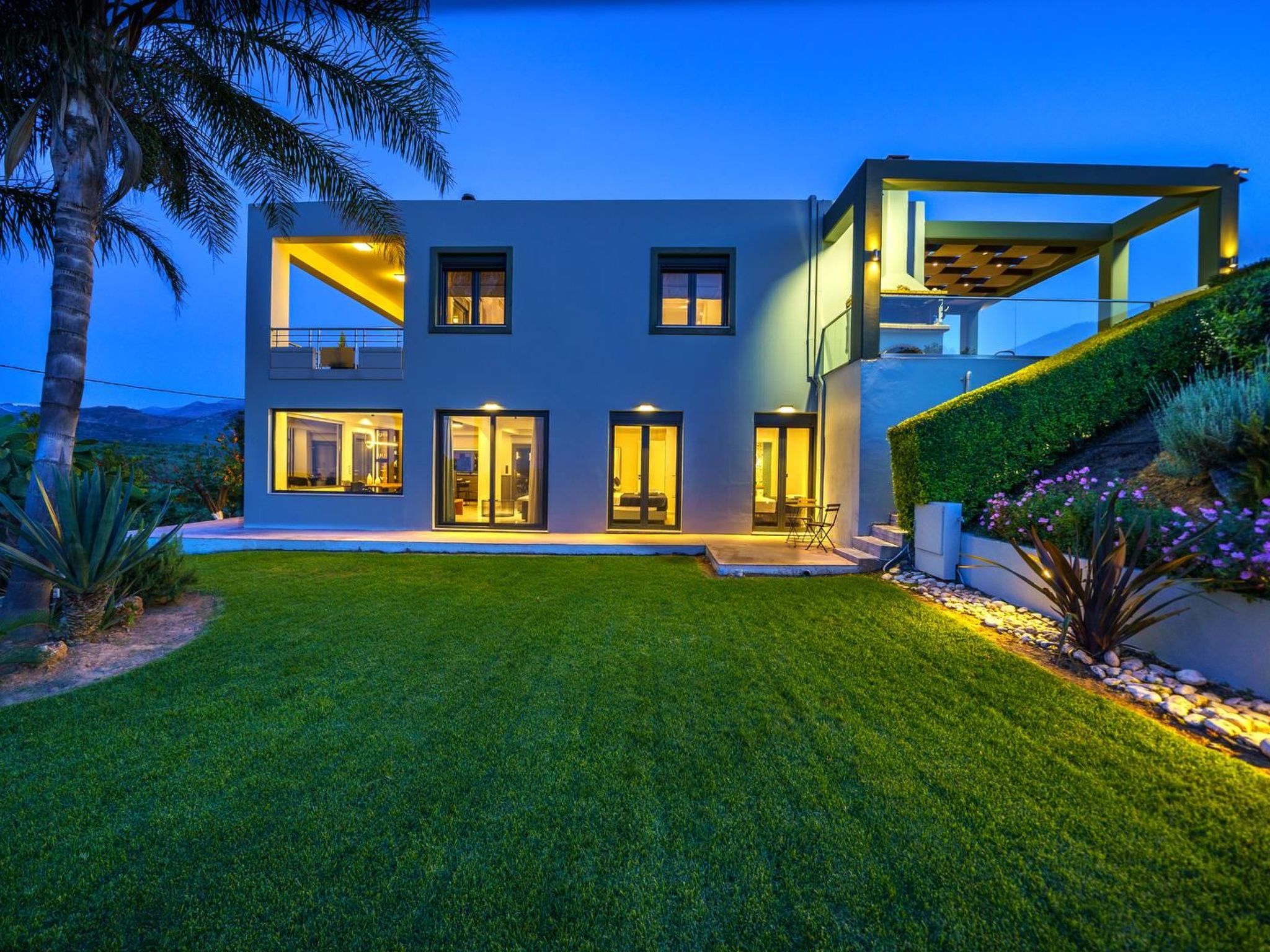 Luxus-Villa Freier beheizter Pool Atemberaubende Aussicht Kreta-Binnen