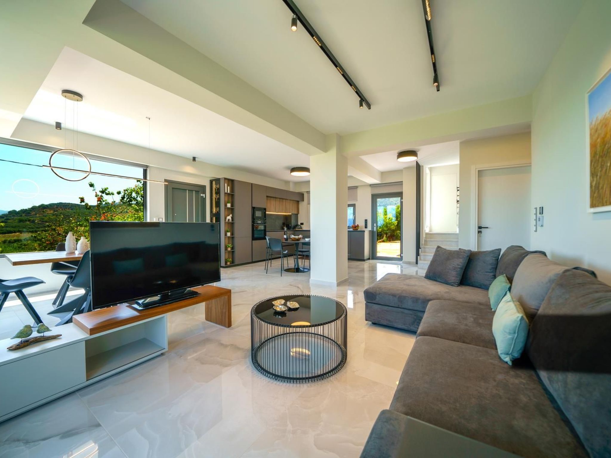 Luxus-Villa Freier beheizter Pool Atemberaubende Aussicht Kreta-Binnen