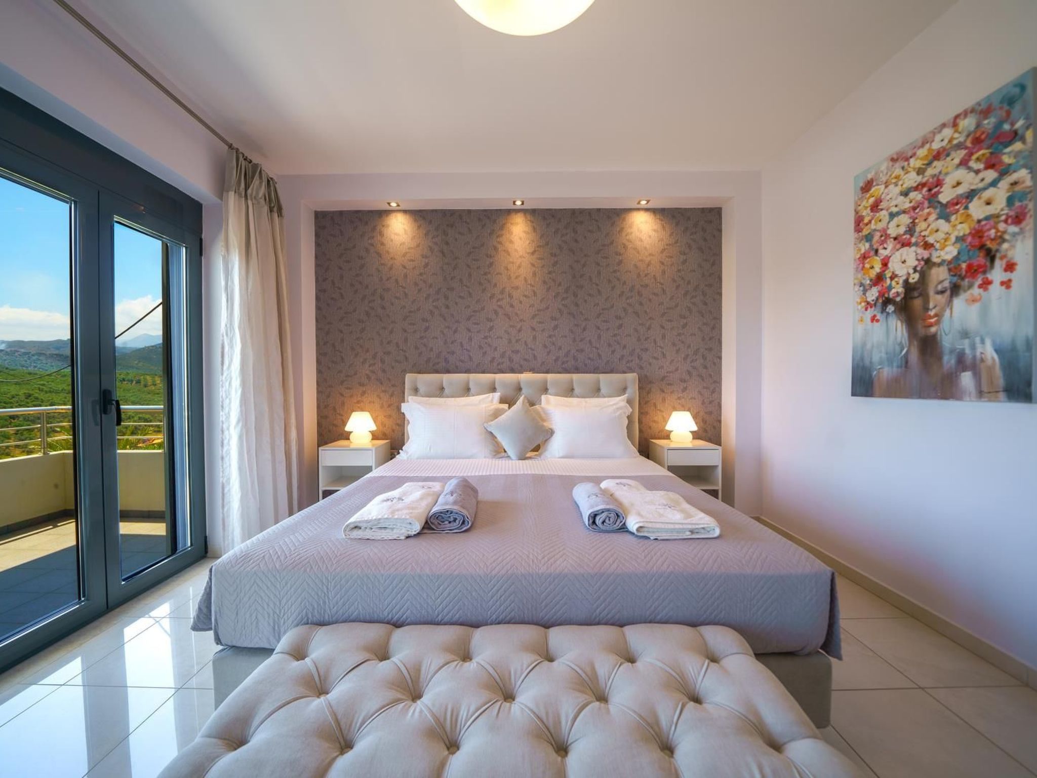 Luxus-Villa Freier beheizter Pool Atemberaubende Aussicht Kreta-Binnen