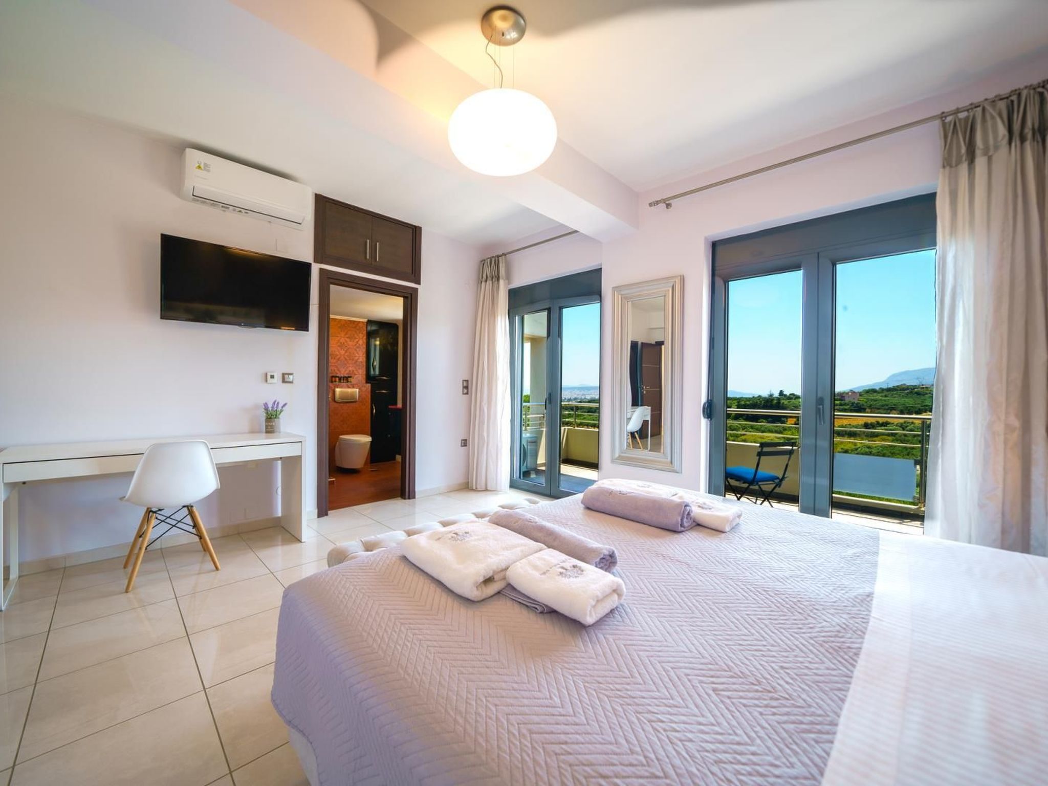 Luxus-Villa Freier beheizter Pool Atemberaubende Aussicht Kreta-Binnen