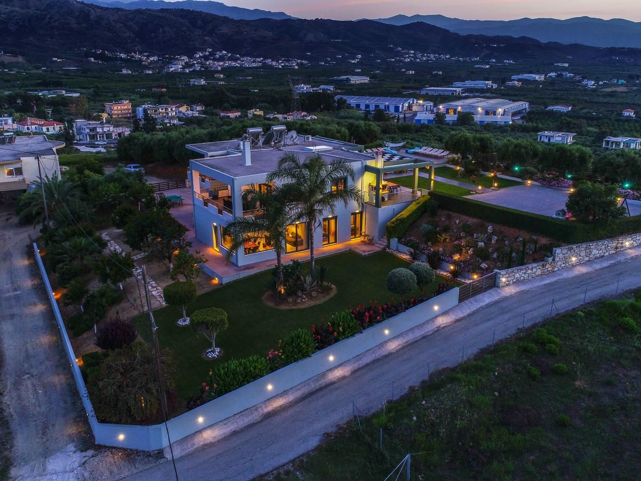 Luxus-Villa Freier beheizter Pool Atemberaubende Aussicht Kreta-Binnen