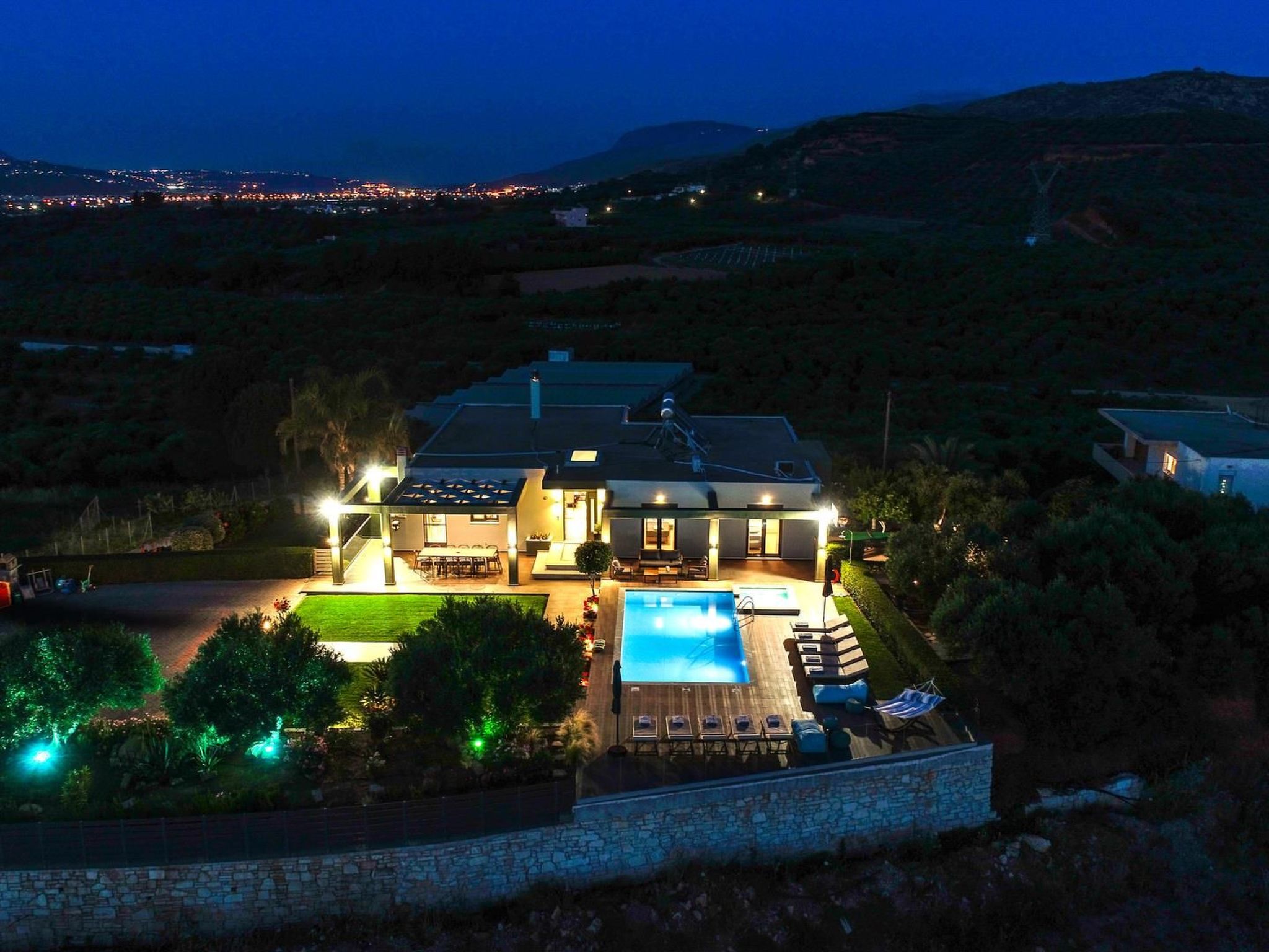 Luxus-Villa Freier beheizter Pool Atemberaubende Aussicht Kreta-Binnen