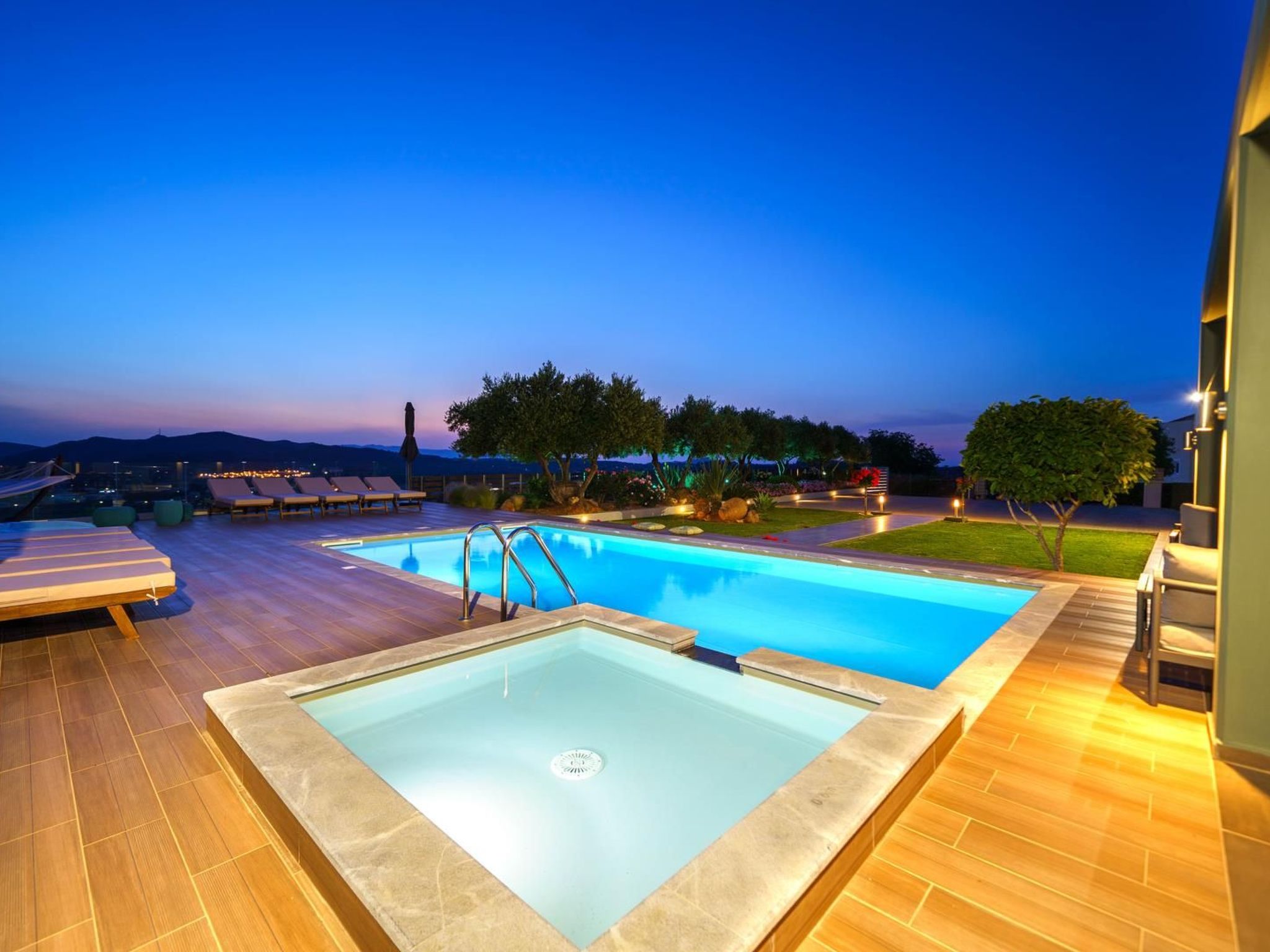 Luxus-Villa Freier beheizter Pool Atemberaubende Aussicht Kreta-Binnen