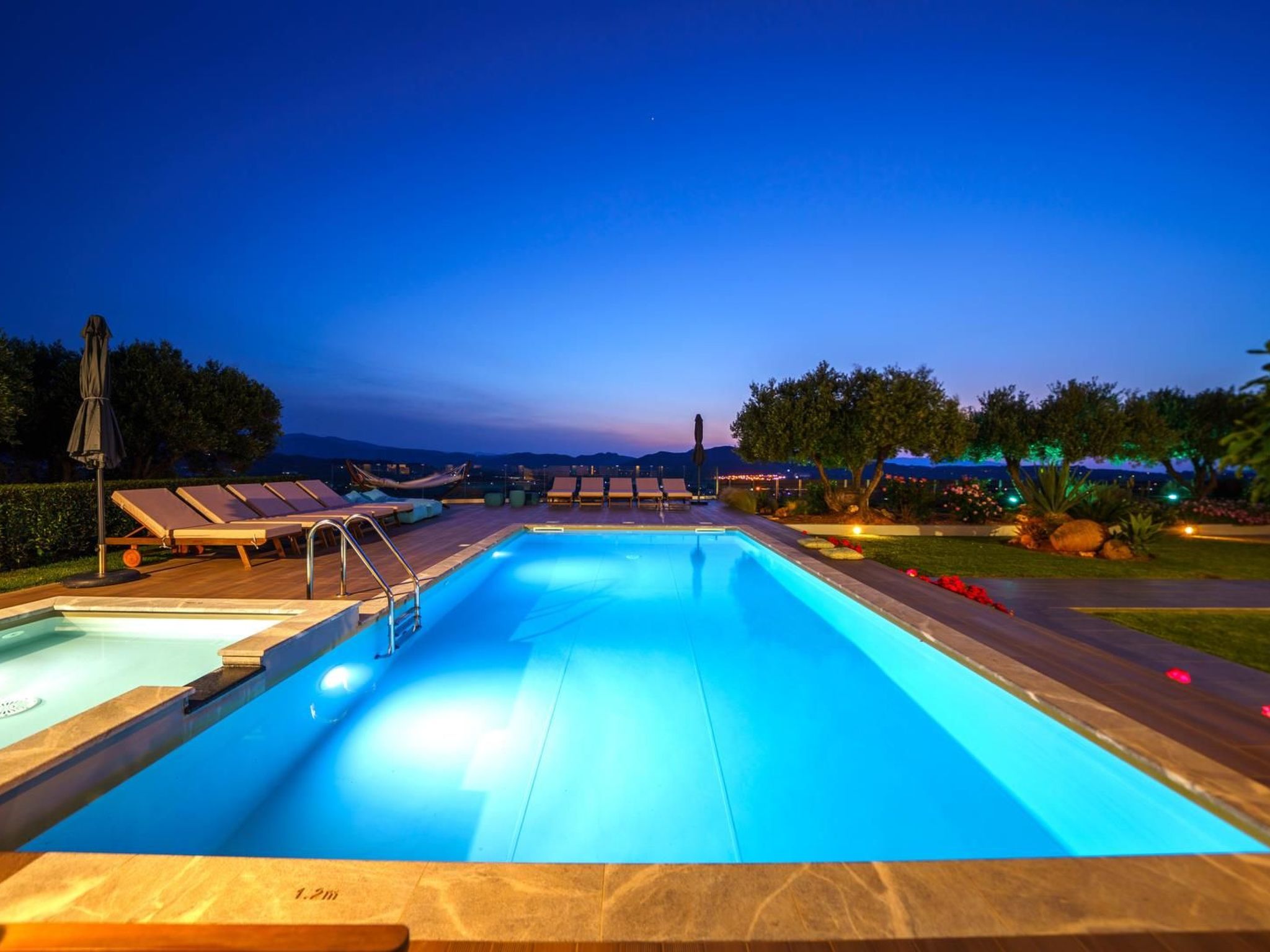 Luxus-Villa Freier beheizter Pool Atemberaubende Aussicht Kreta-Binnen