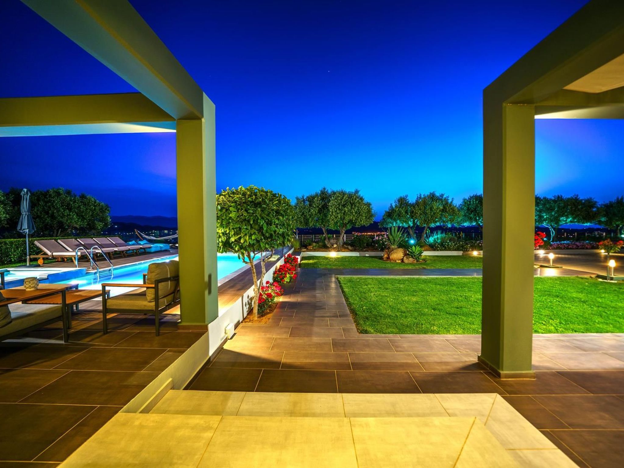 Luxus-Villa Freier beheizter Pool Atemberaubende Aussicht Kreta-Binnen