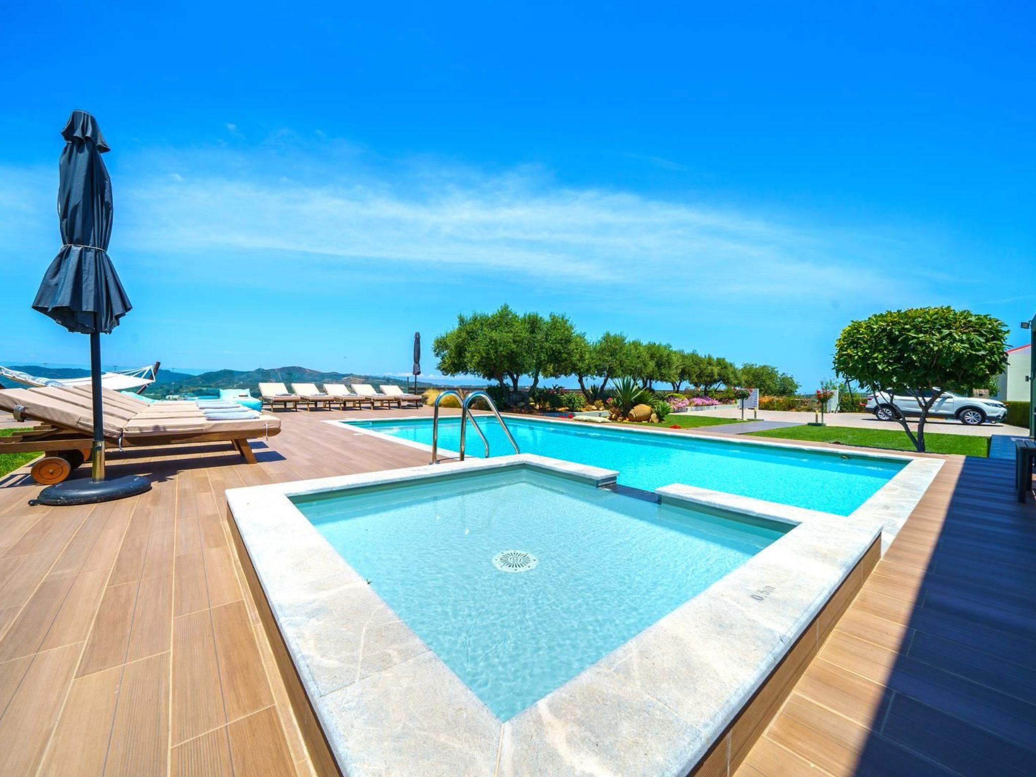 Luxus-Villa Freier beheizter Pool Atemberaubende Aussicht Kreta-Binnen