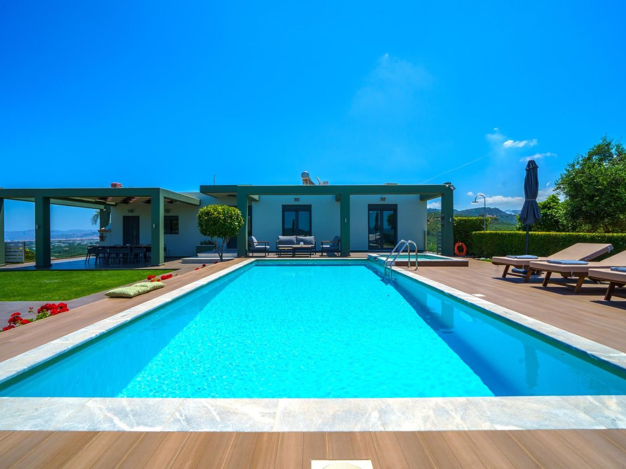 Luxus-Villa Freier beheizter Pool Atemberaubende Aussicht Kreta-Binnen