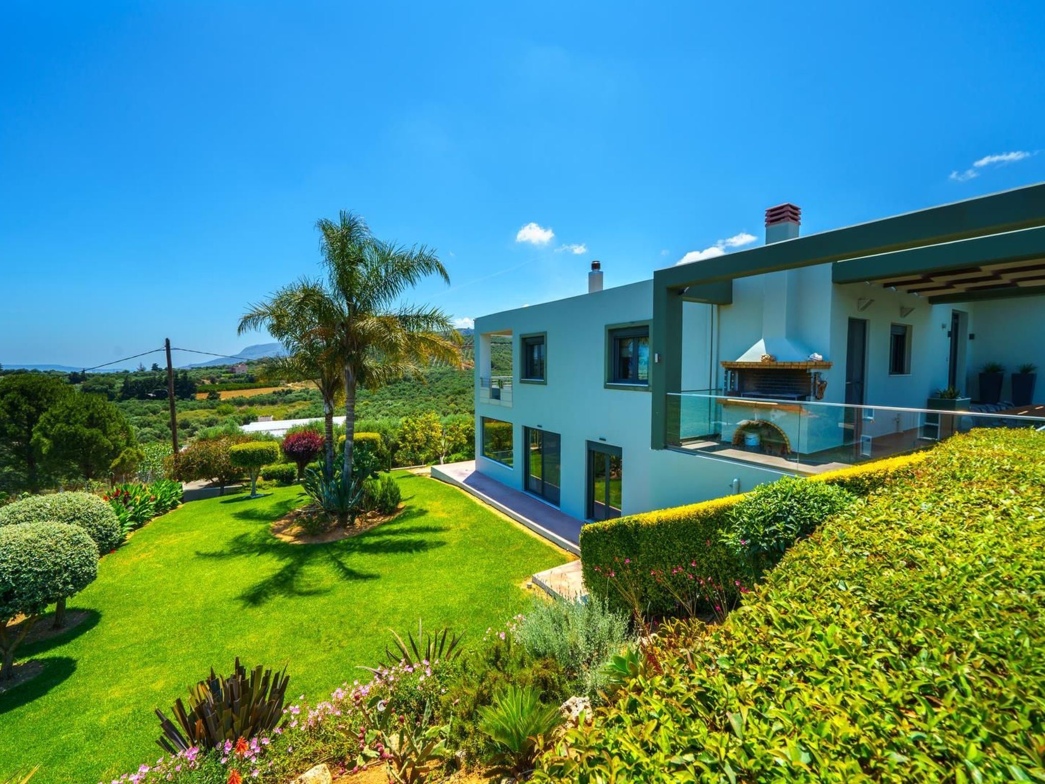 Luxus-Villa Freier beheizter Pool Atemberaubende Aussicht Kreta-Binnen