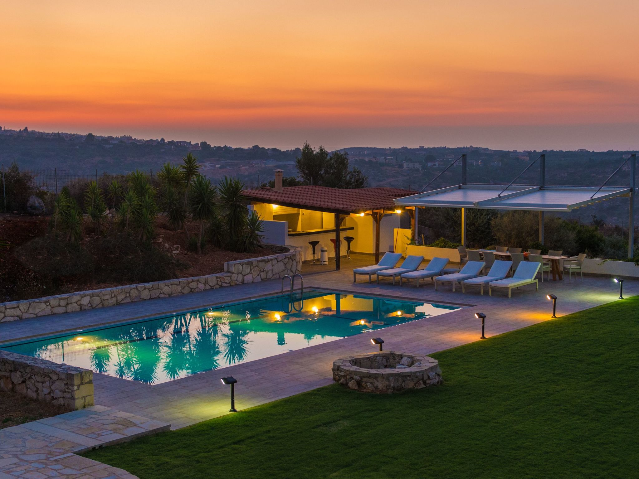 Villa Mathea - Kreta - Große Luxusvilla mit privatem Pool - Zentrale aber ruhig
