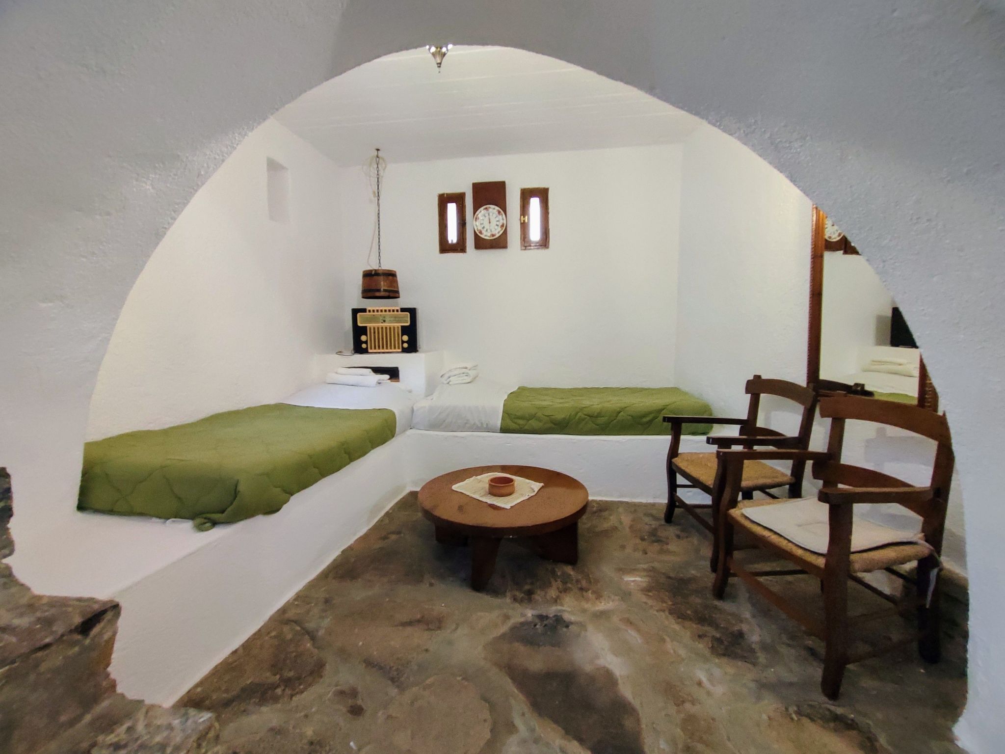 Meerblick-Ferienhaus Argyro in Mavrikiano.-Binnen