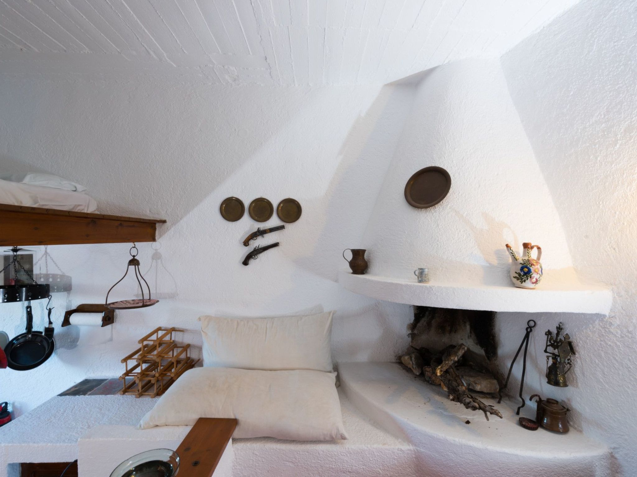 Meerblick-Ferienhaus Argyro in Mavrikiano.-Binnen